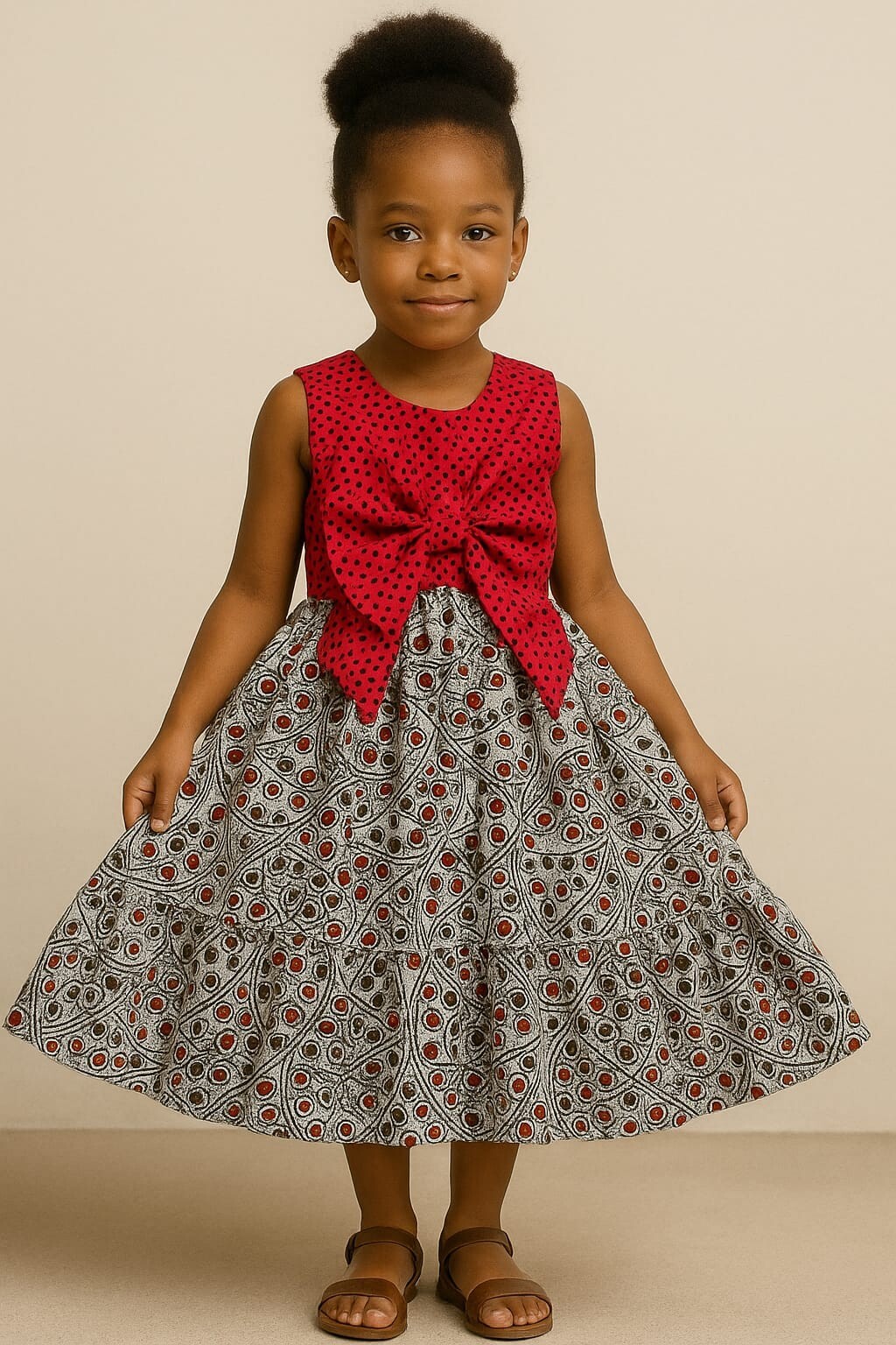 african ankara princess dresses for girls different sizes and colors fm 1-10 yrs