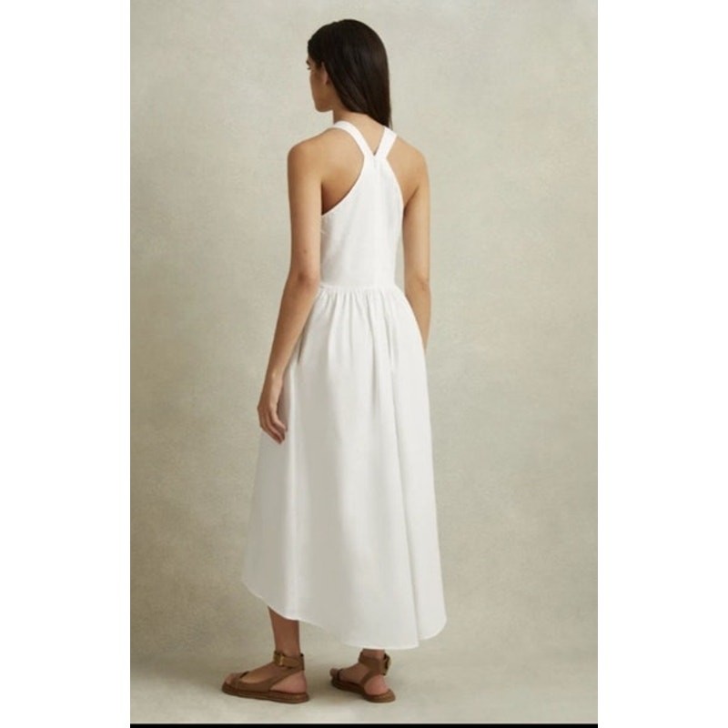 REISS Yana High-Low Mide Dress