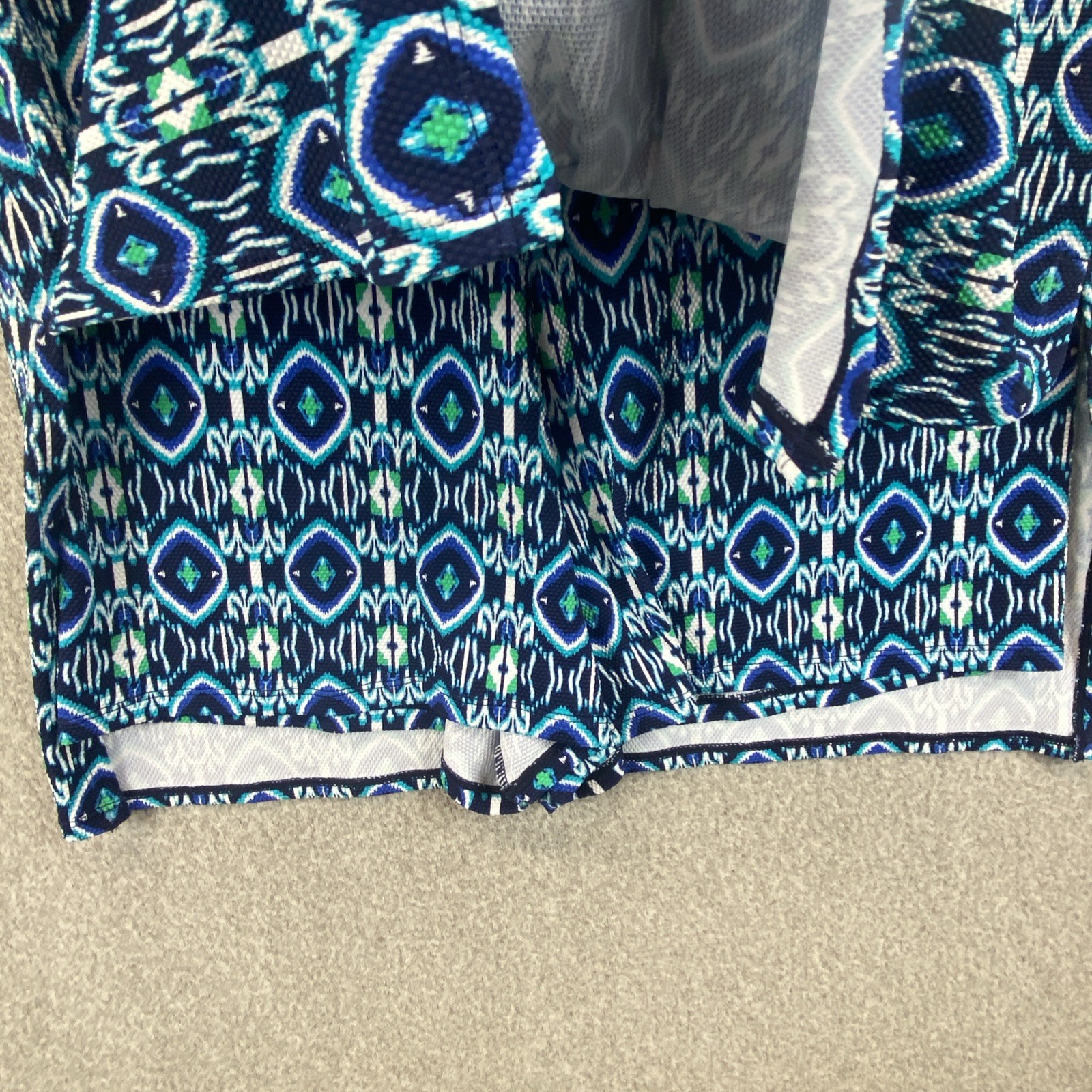 Tommy Bahama Geometric Print Tunic Dress M Skort Athleisure Golf Coastal Pickle