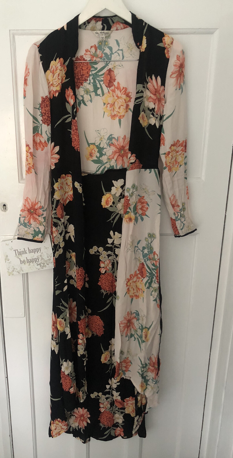 ❤️Miss Selfridge Long Sleeved Low Cut Wrap Dress 💕