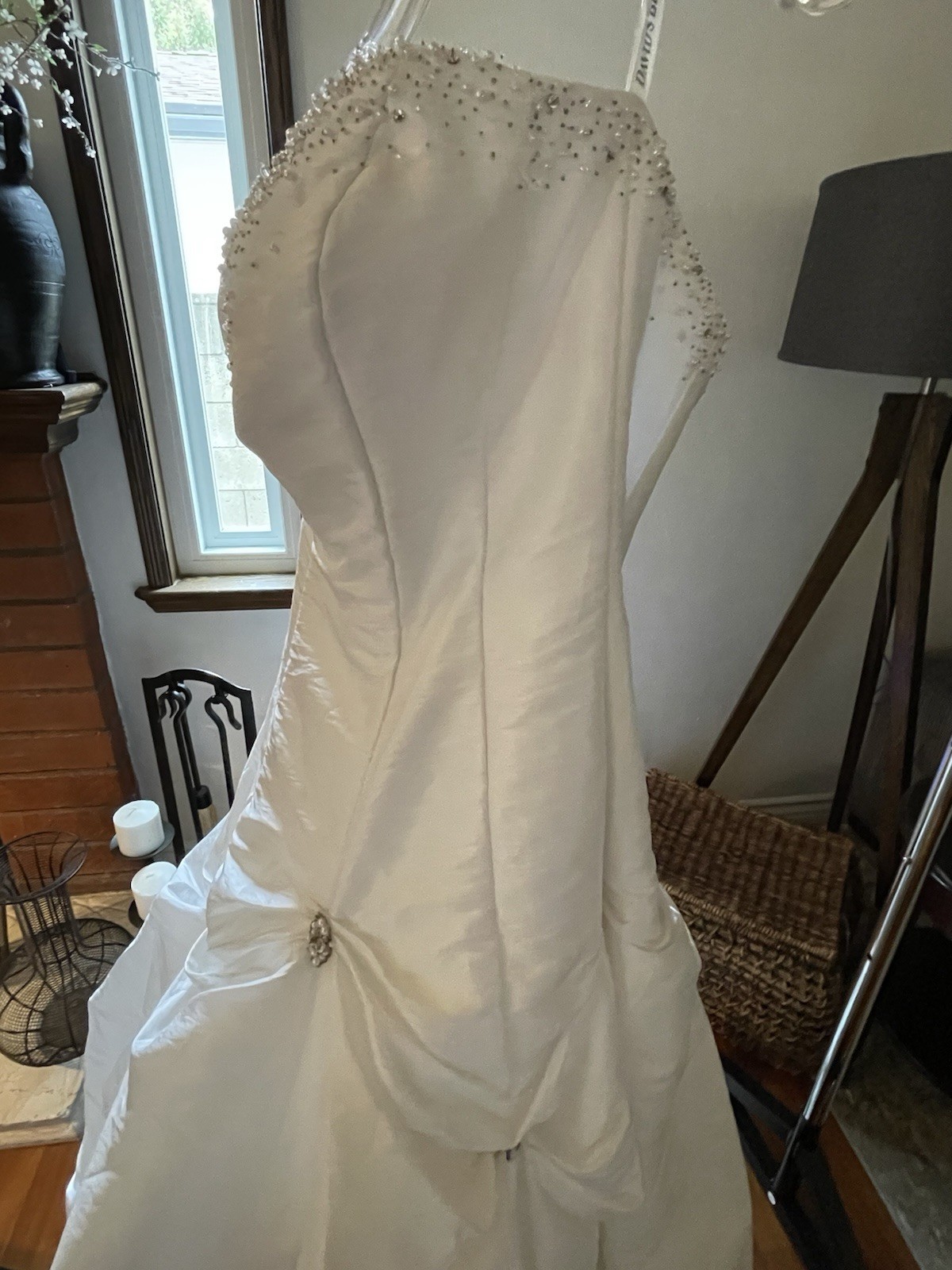 David’s Bridal Sweetheart Strapless Gown Wedding Debutante Quince Sz 4 Pick Ups
