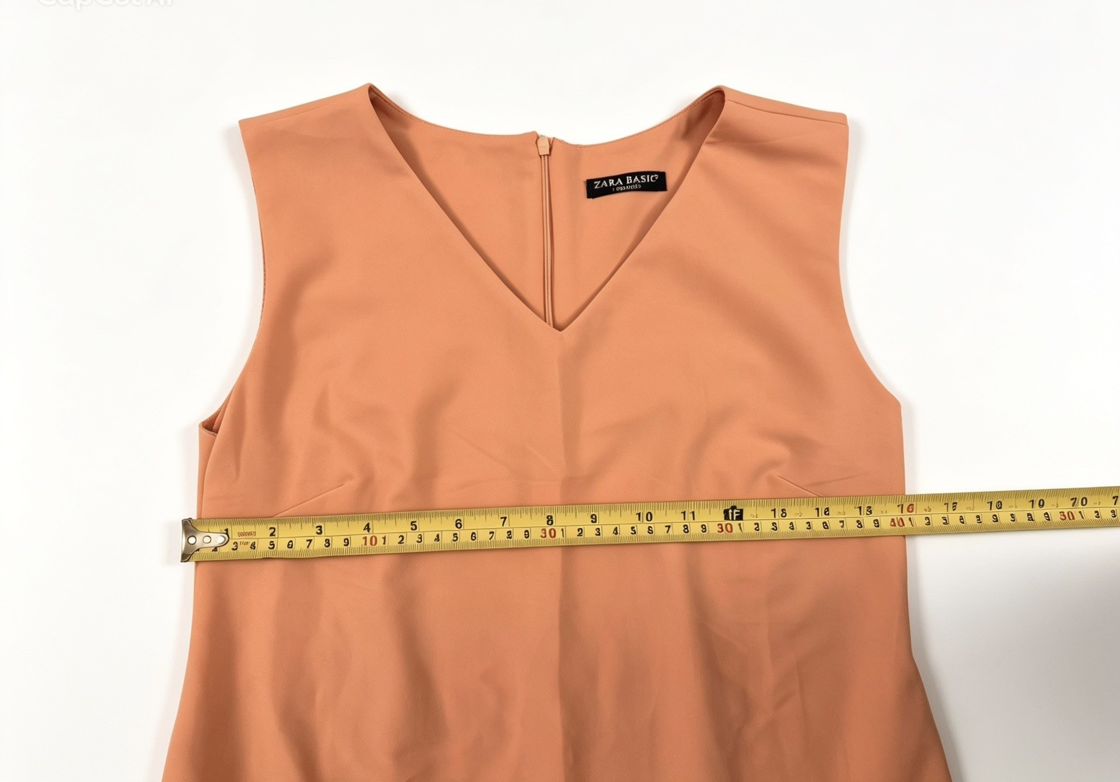 Womens Sleeveless Blazer Dress Double Breasted Pleated Mini Tennis Skirt Peach