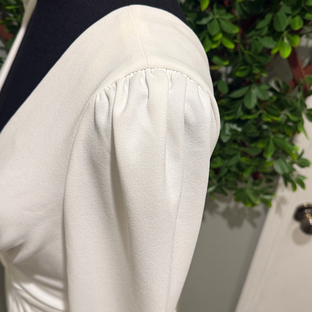 NWT- Stunning Romance White Long Sleeve Mermaid Dress *with imperfections*