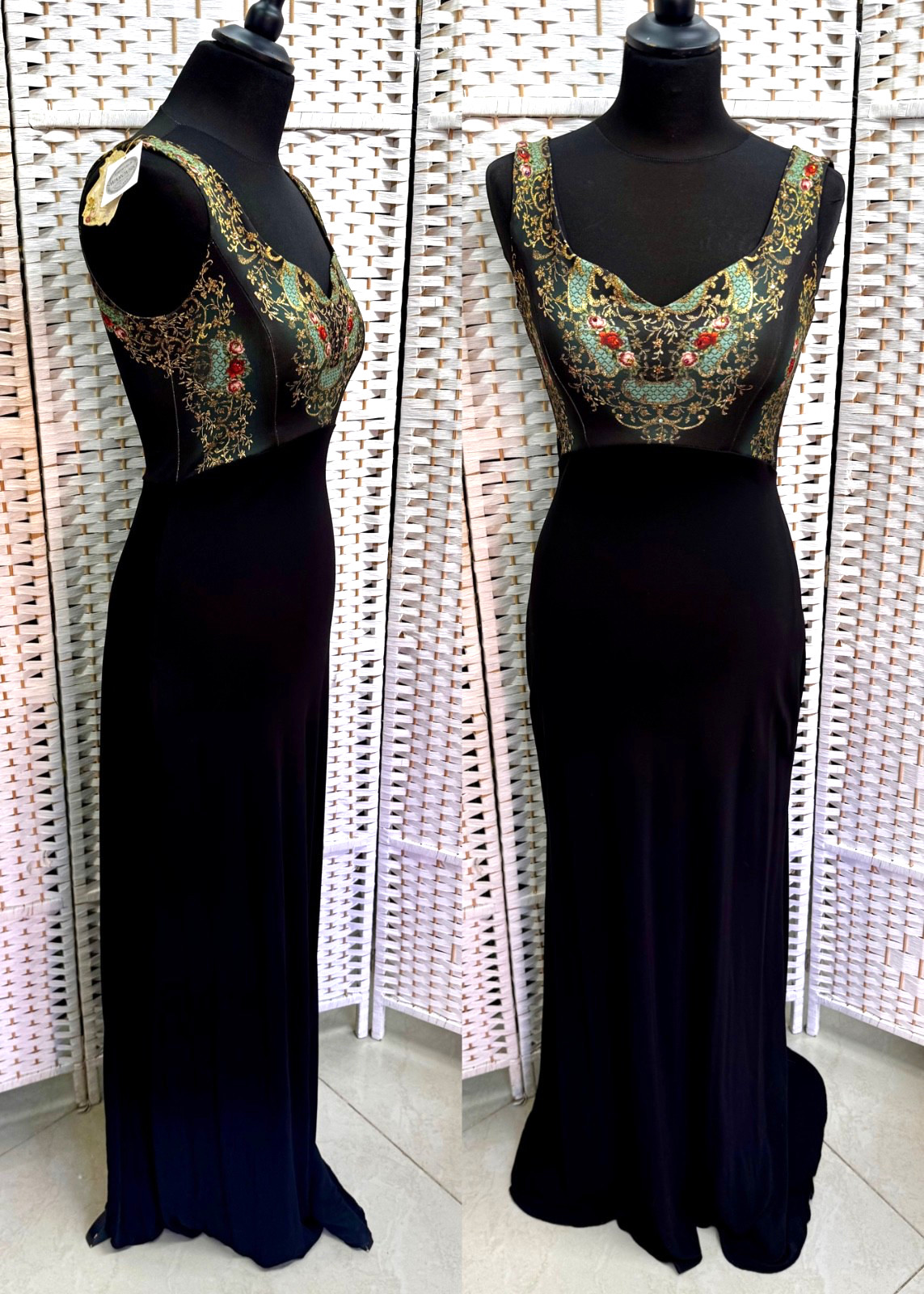 Michal Negrin Elegant Full length Floral dress Size – XS – NWT #1#