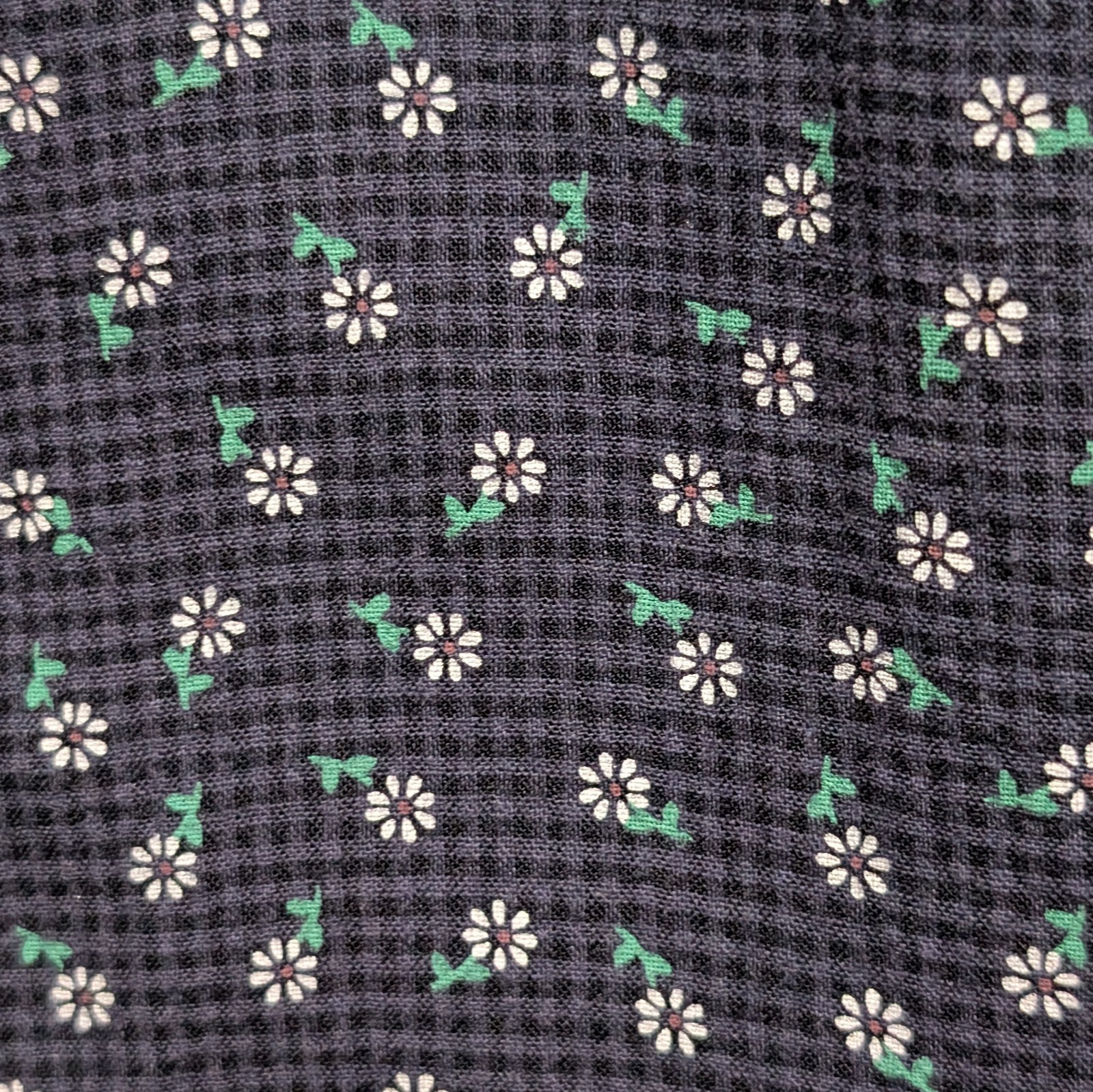 Modcloth Womens Plus Size 26 Blue Daisy Printed Sleeveless Back Tie Tent Dress