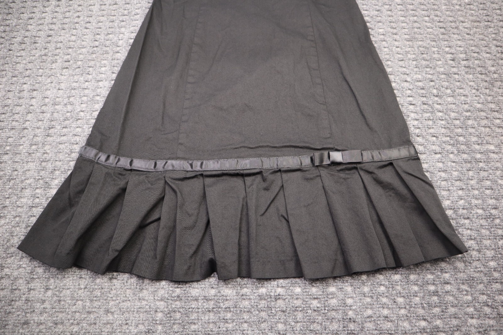 Lipstick Mini Strapless Tuxedo Dress LBD Women’s Size M Black Flared Back Zip