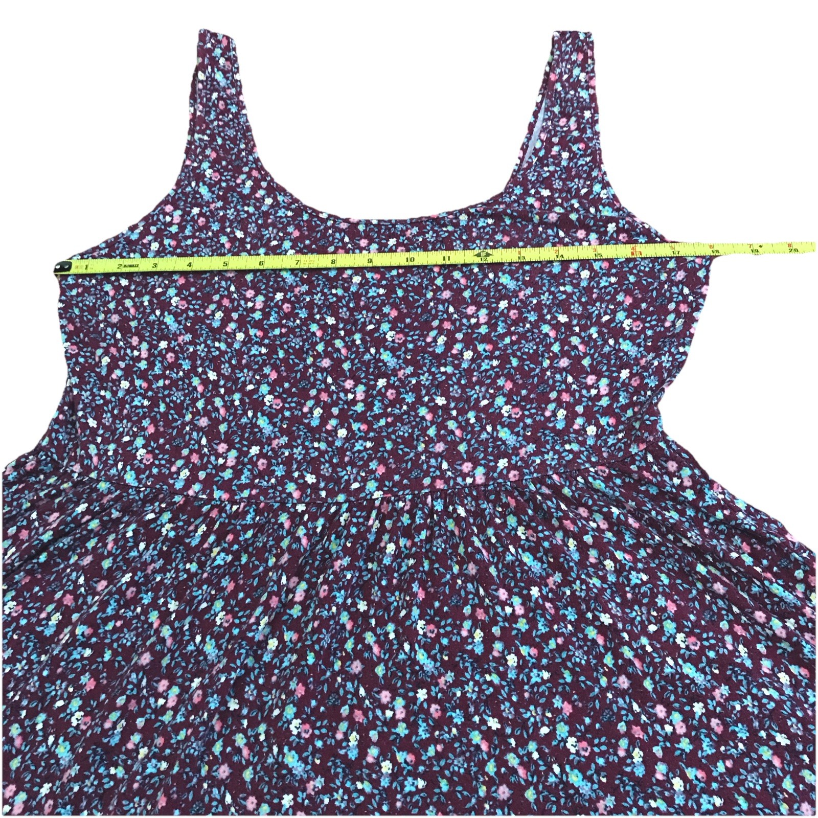 American Eagle Outfitters Sleeveless Tank Top Floral Sun Dress Woman’s Size L