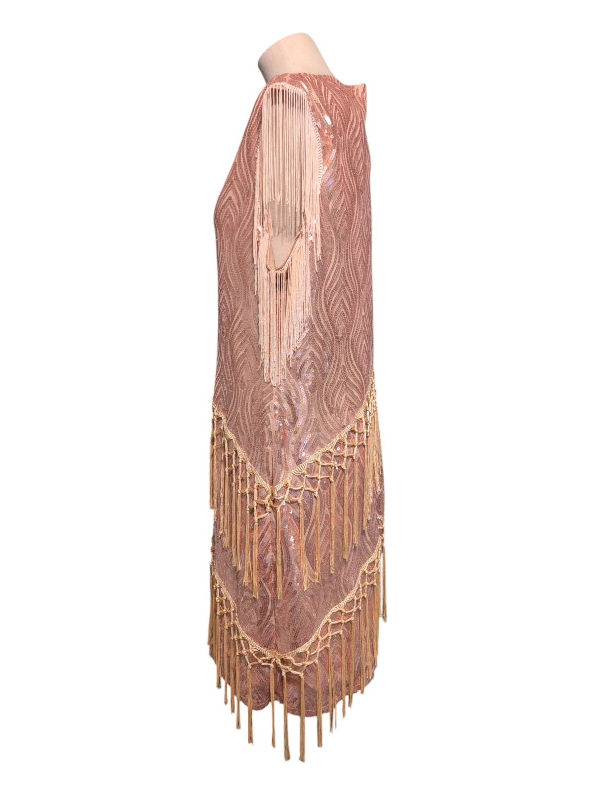 Babeyond Dress Tango Fringe Sassy Sequins Party Cocktail Club Fashion XXXL