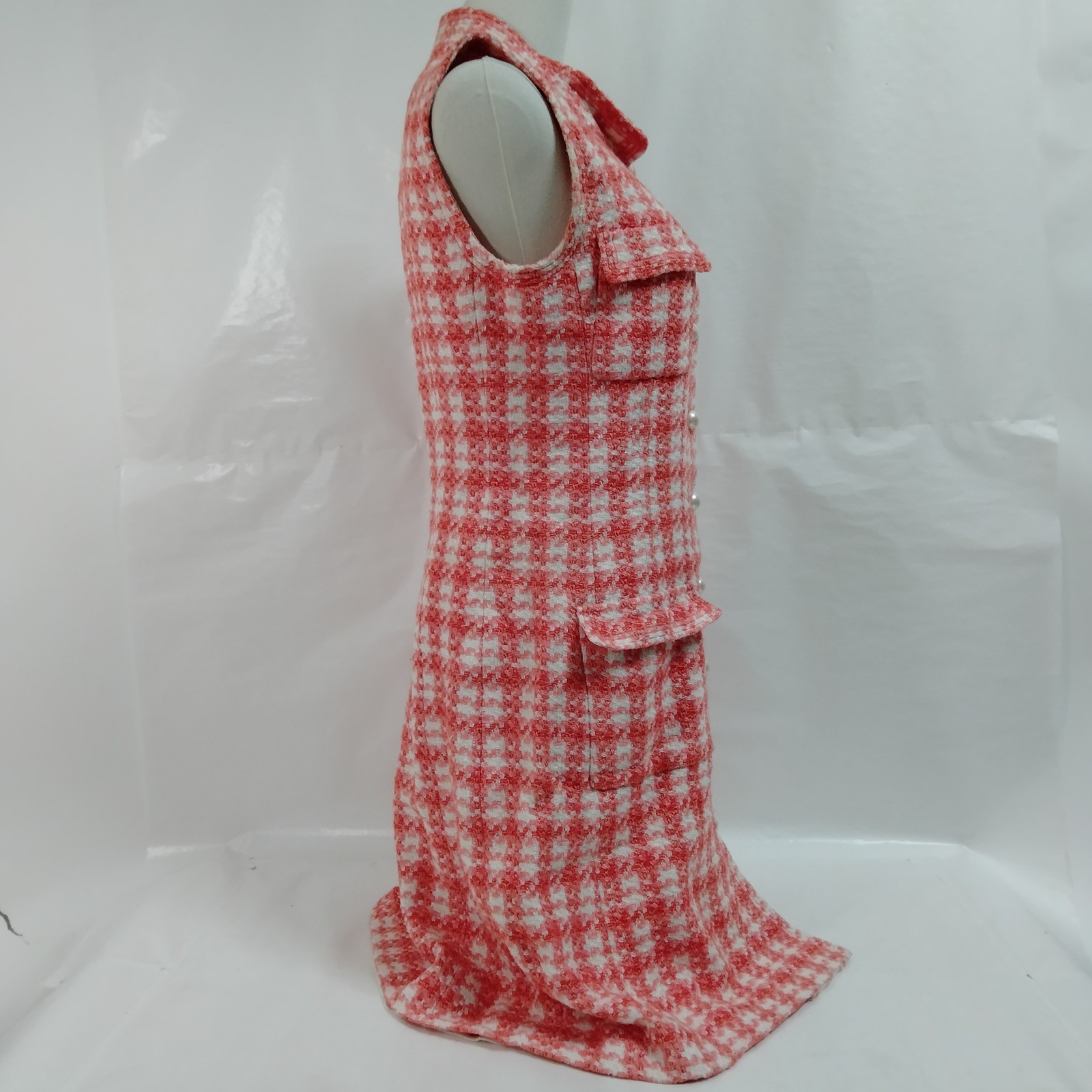 Chanel 01P　Dress Ladies Rayon Wool Cotton 2554549
