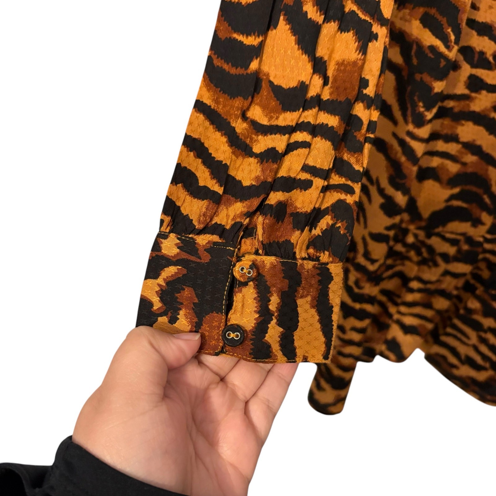 Walter Baker Animal Print Lilly Mini Trapeze Dress Size Medium