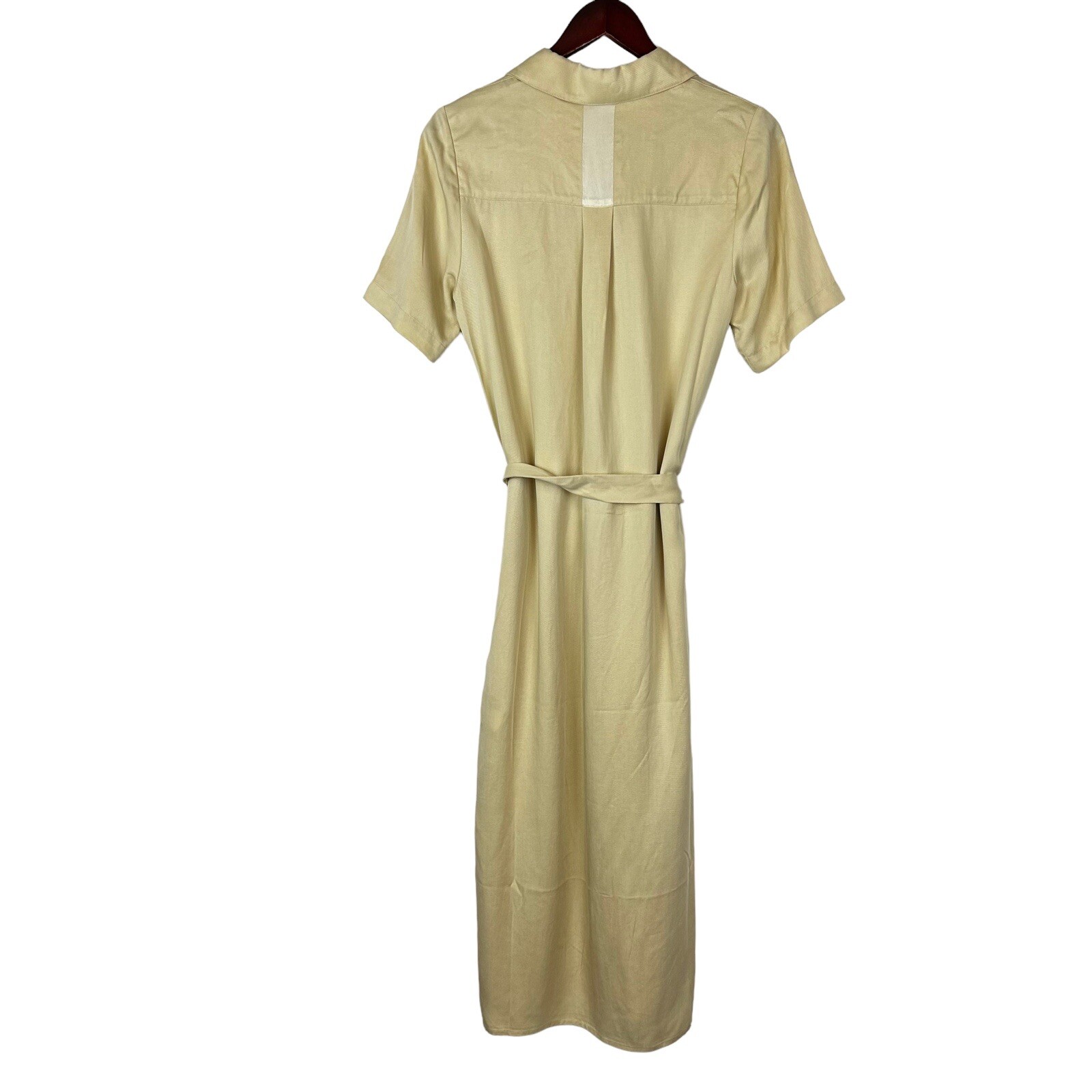 THE CAUSE COLLECTION Dress size small Beige Classic Shirt Midi Belted utility