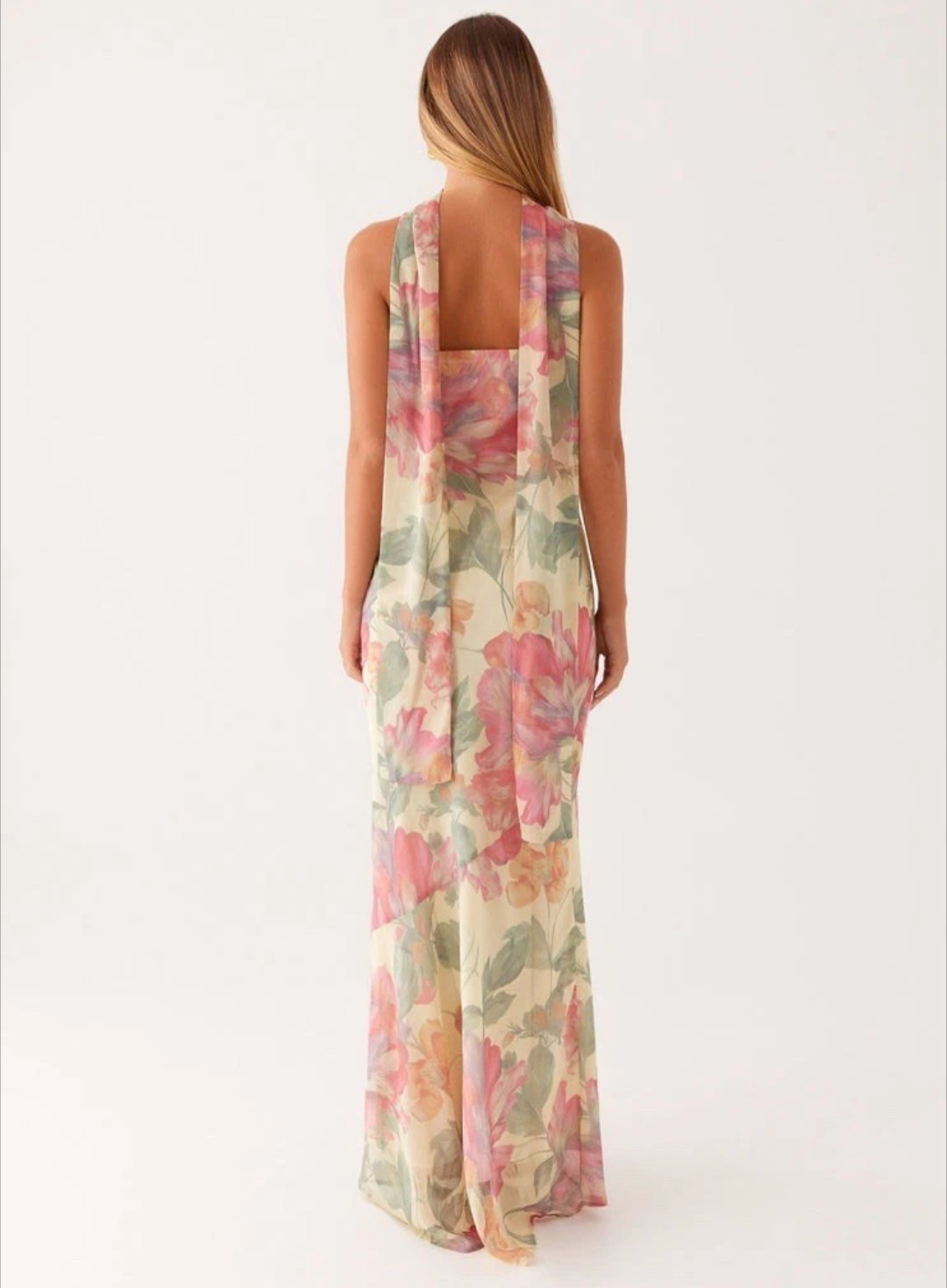 PEPPERMAYO Under The Pagoda Maxi Dress in Yellow Peony- US 8 / AU 12