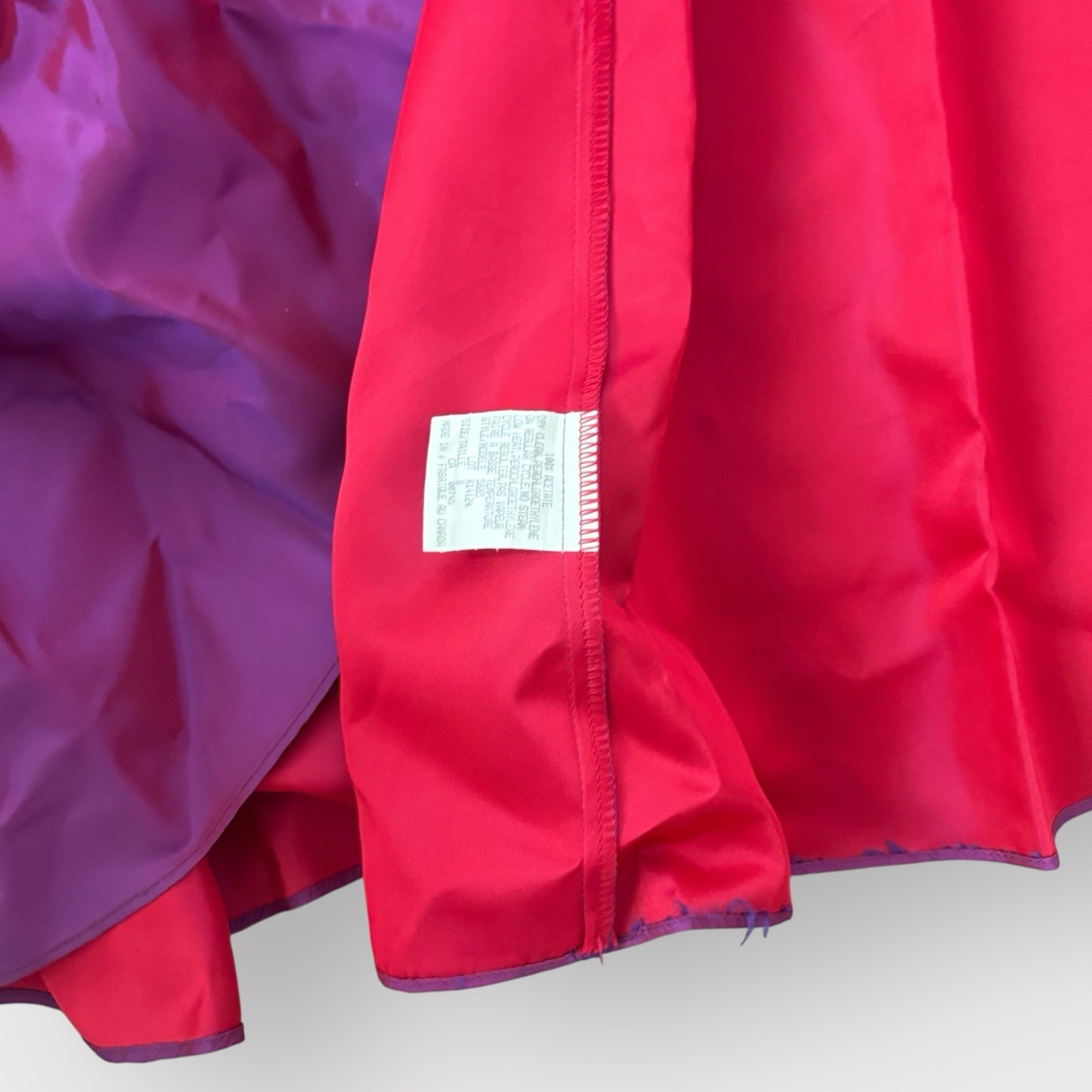 JS Collections Purple Red Sheen Satin A-Line Maxi Gown – Cami Straps, NWT Y2K