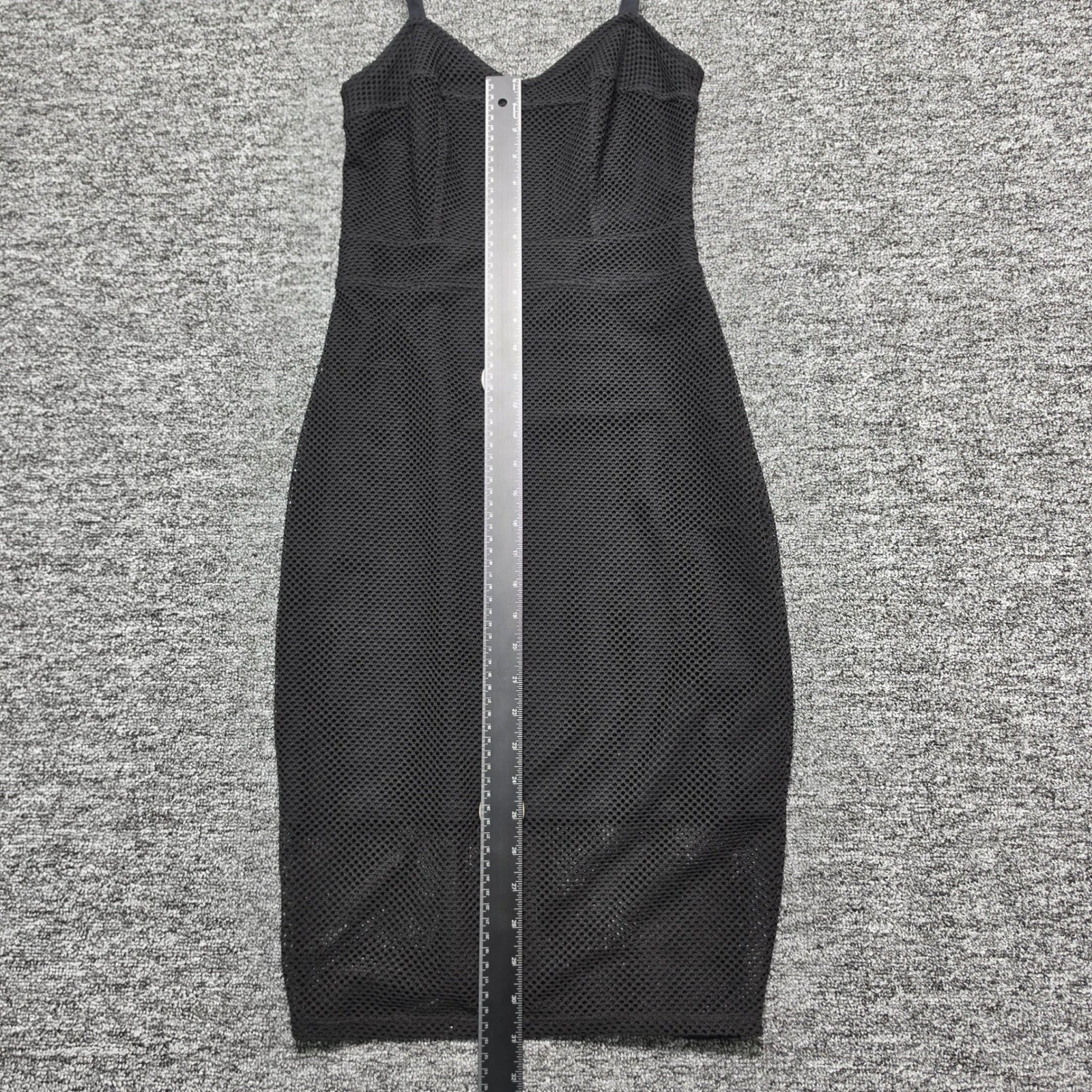 Sheath Dress Express Size 0 Womens Black Mesh Overlay Bodycon Sweetheart