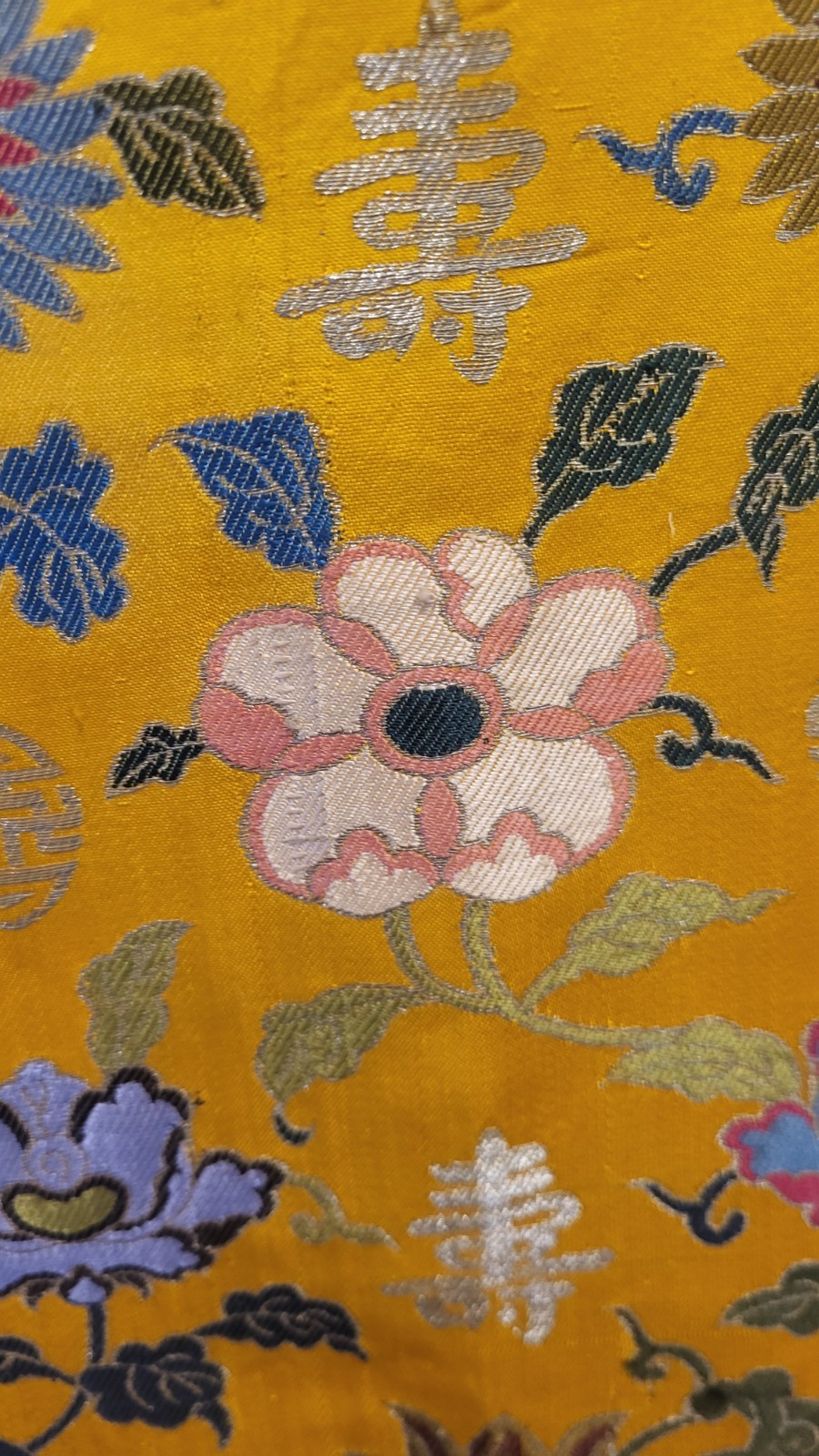 Vintage 1950s Adele Simpson Embroidered Silk Cheongsam-Style Dress (Size M)