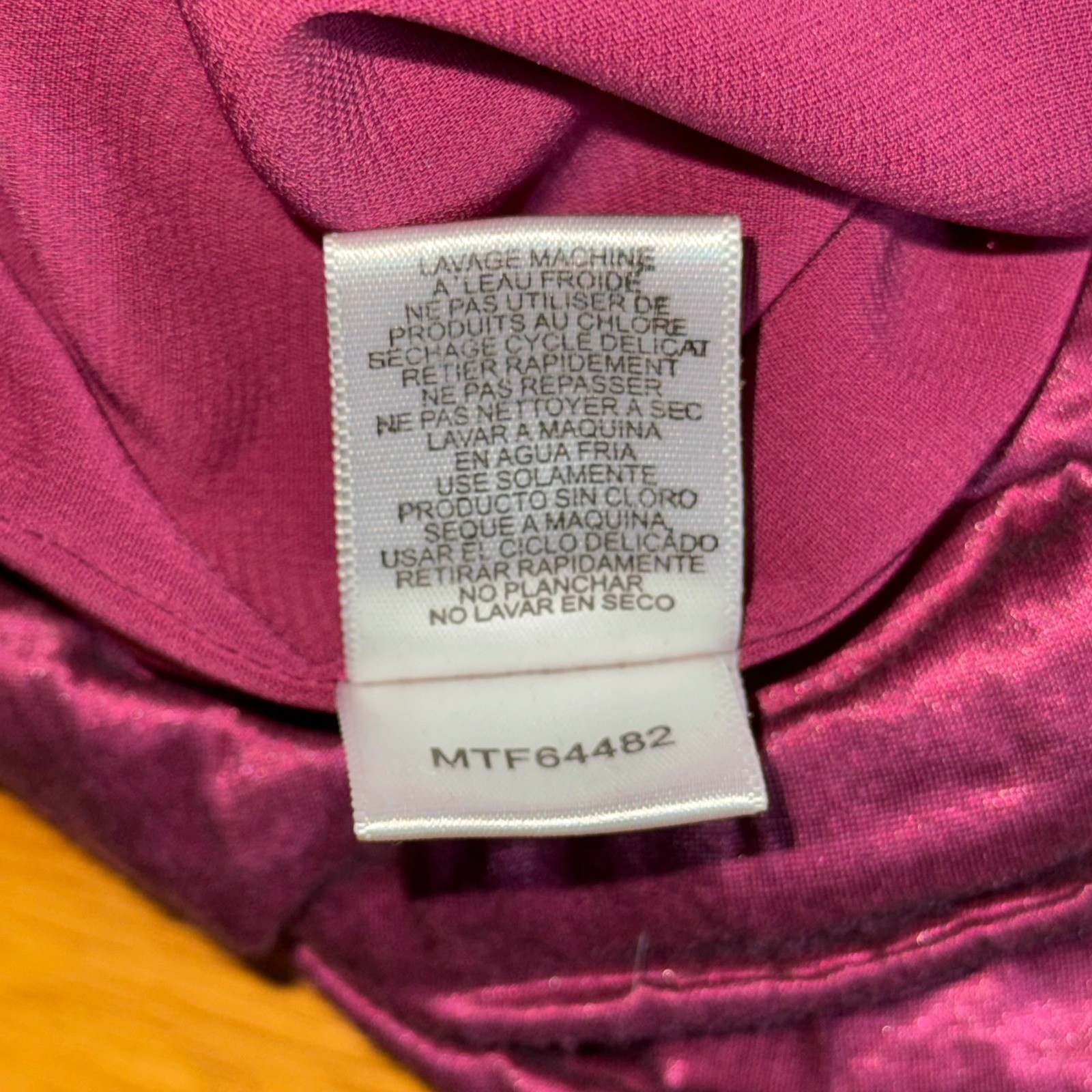 BCBGMAXAZRIA Womens Ruched Halter Mini Dress Magenta Metallic Size Small