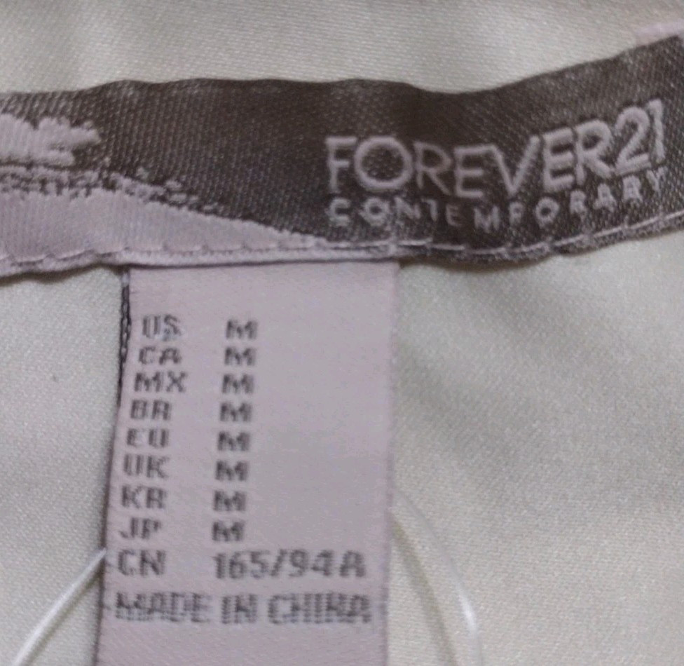 Forever 21 Beaded Strappy Back Chiffon A-Line Slip Dress Medium Flowy Boho Chic