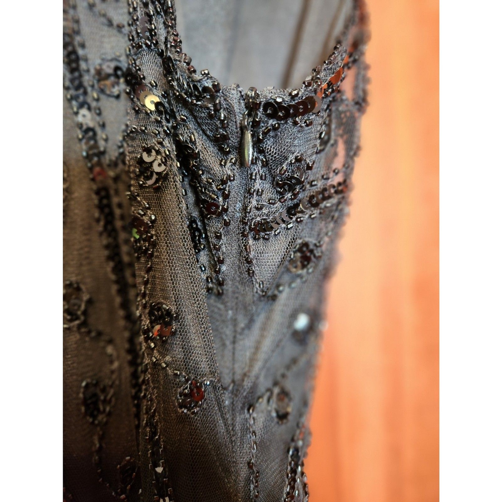 PrettyGuide Black Sequined Flapper Style Dress with Fringe Womens Size 3X NWT!