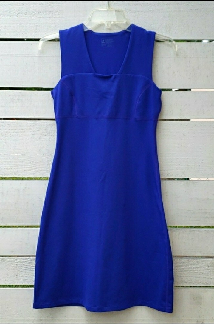 Eastern Mountain Sports Casual Sheath Dress Purple Sleeveless Womens XS Stretch