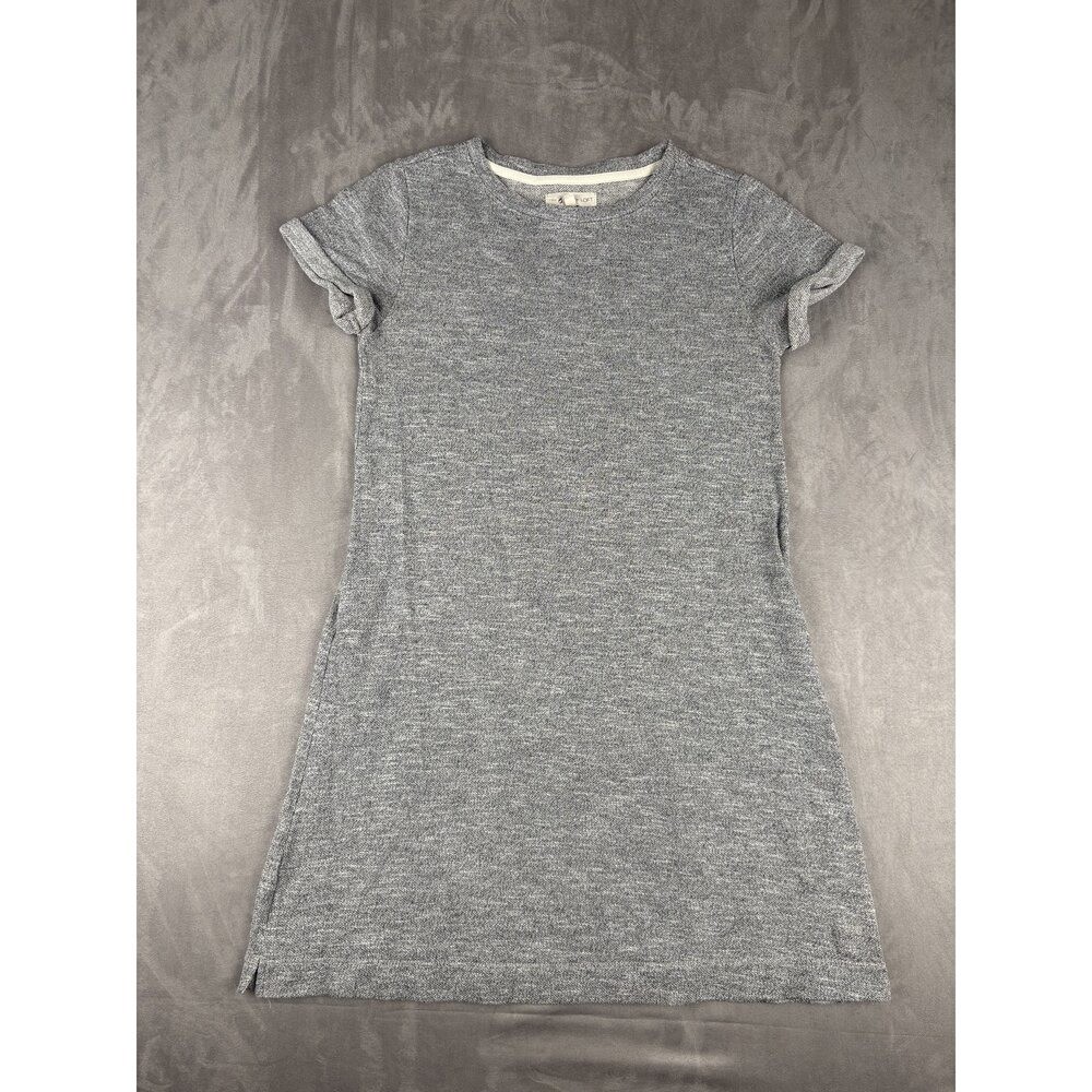 Lou & Grey Heather Gray Knit T-Shirt Midi Dress XS