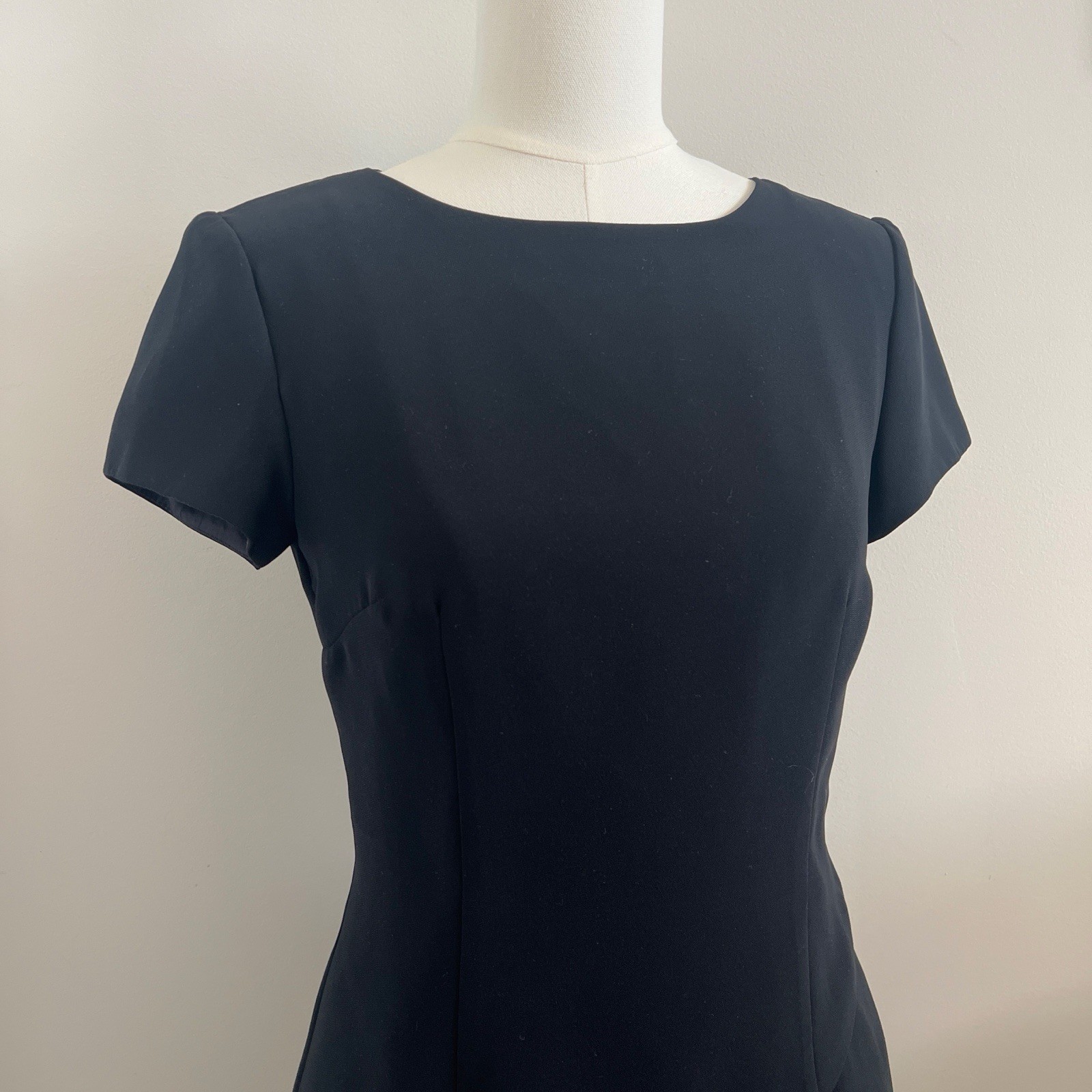 Black y2k pleated dress, size 2 from YL by Yair
