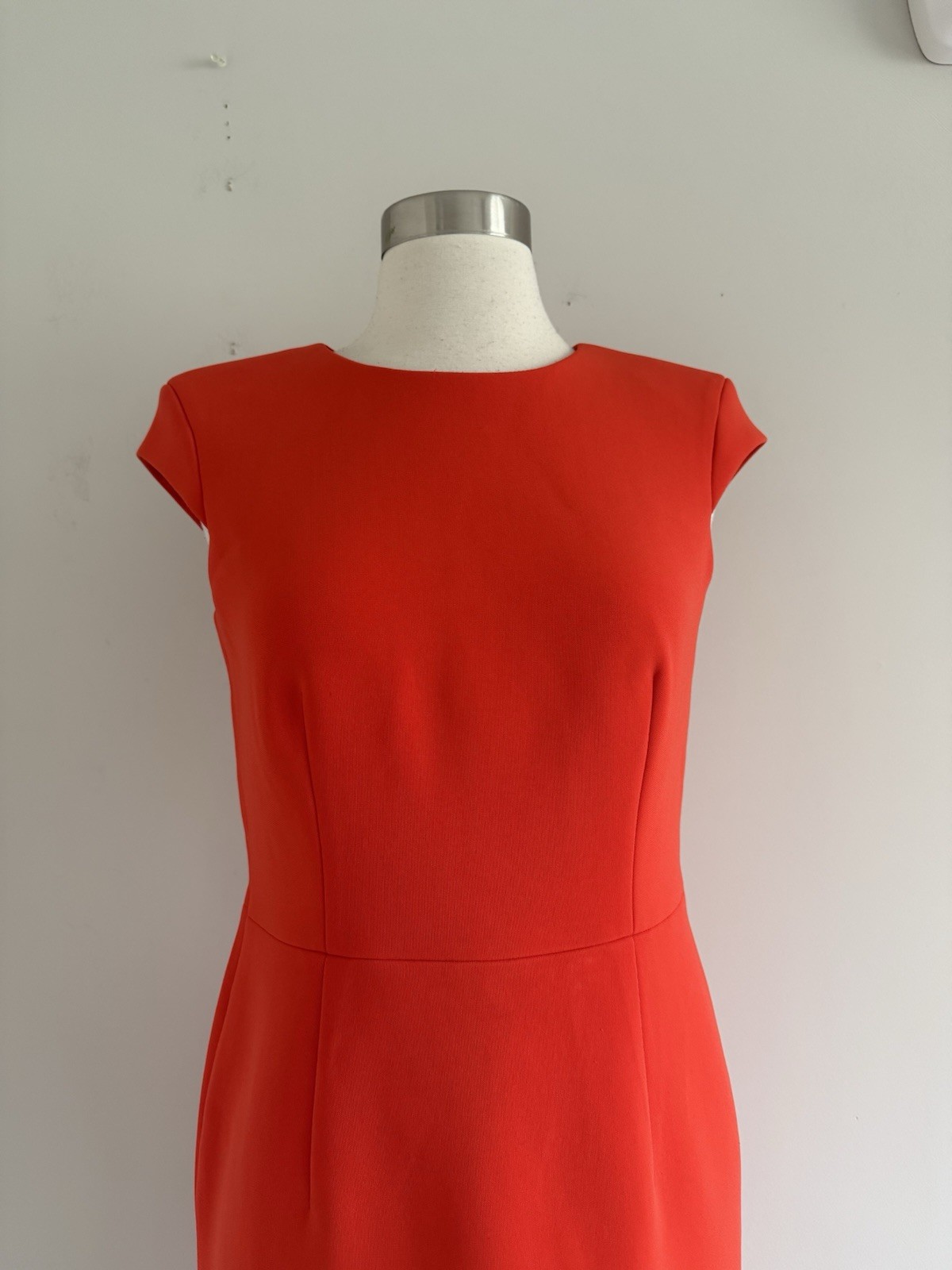 ESCADA ZIP BACK LINED THICK SIDE SLIT DRESS SIZE 34 MADE IN ROMANIA