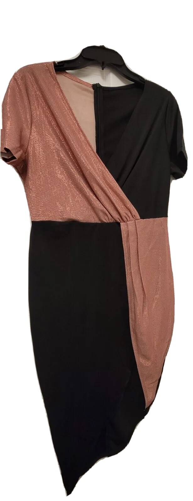 Ekaliy Women’s Summer Fashion Waist Closing Sexy V Neck Short Sleeve Party High