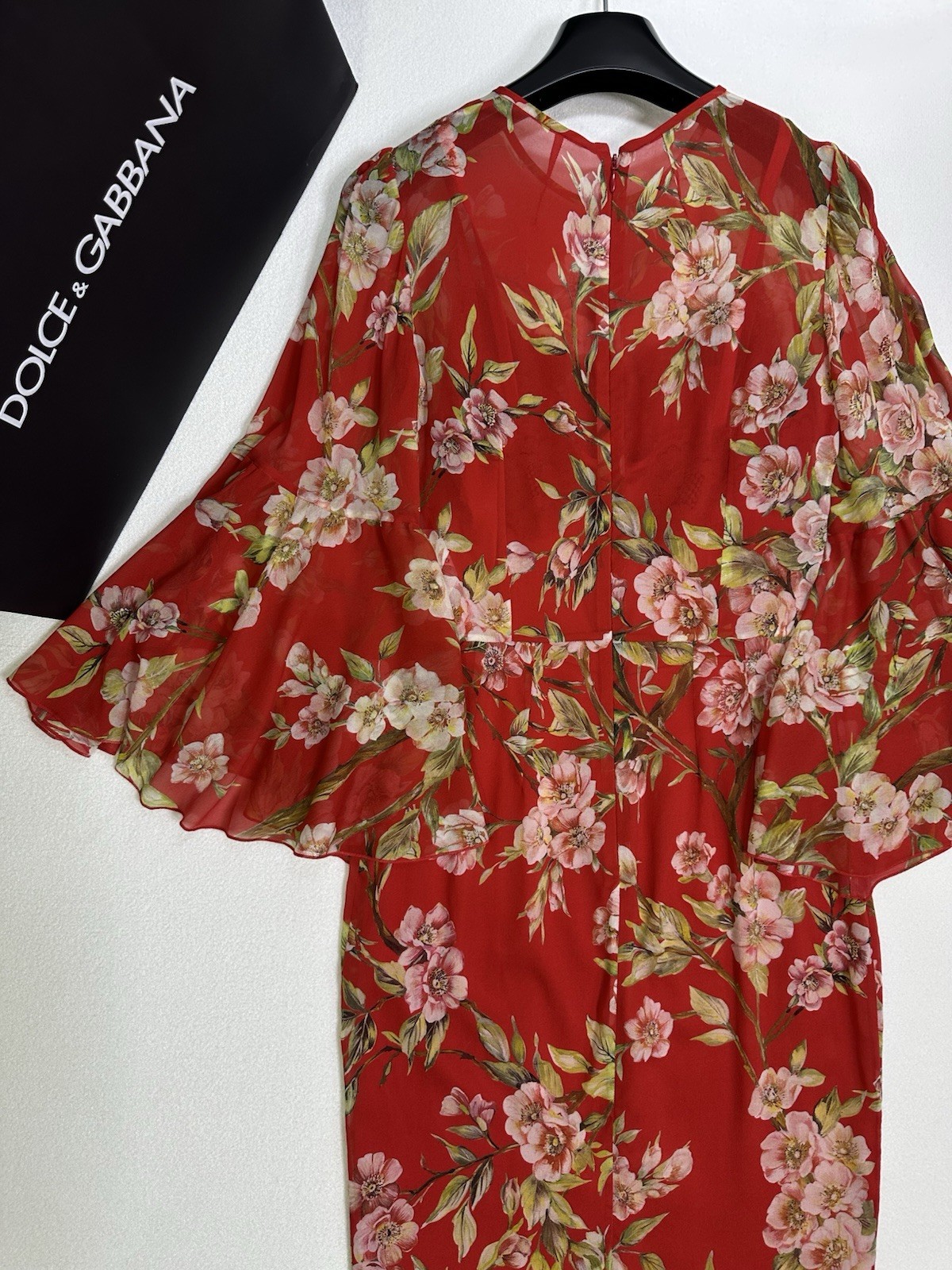 DOLCE & GABBANA dress £3500 worth IT size 38/INT XS/UK 6/US 2 NEW – SILK