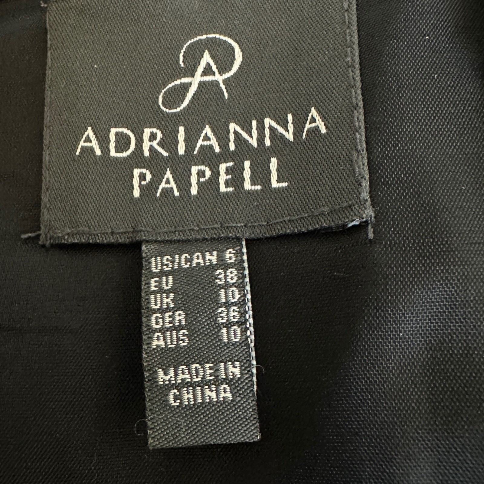 Adrianna Papell strapless sheath dress sweetheart print with puff hem Cocktail