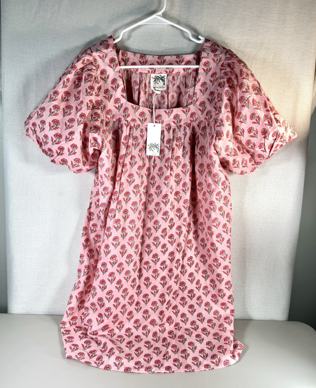 Citrus, Isle Pink Print dress, called to surf, Women’s XL