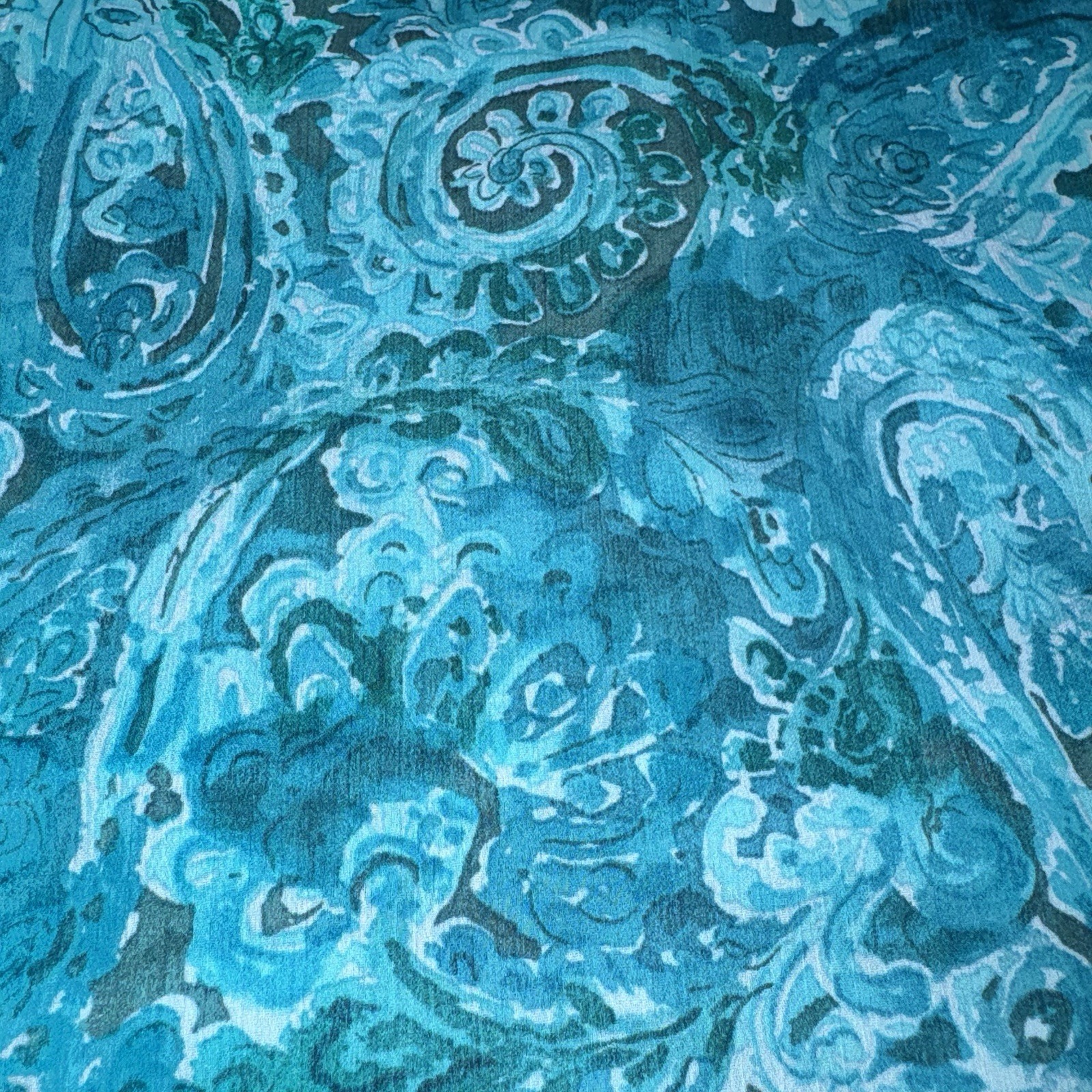Studio I 2 Pc Dress Jacket Set Size 12 Teal Paisley Maxi Dress Formal