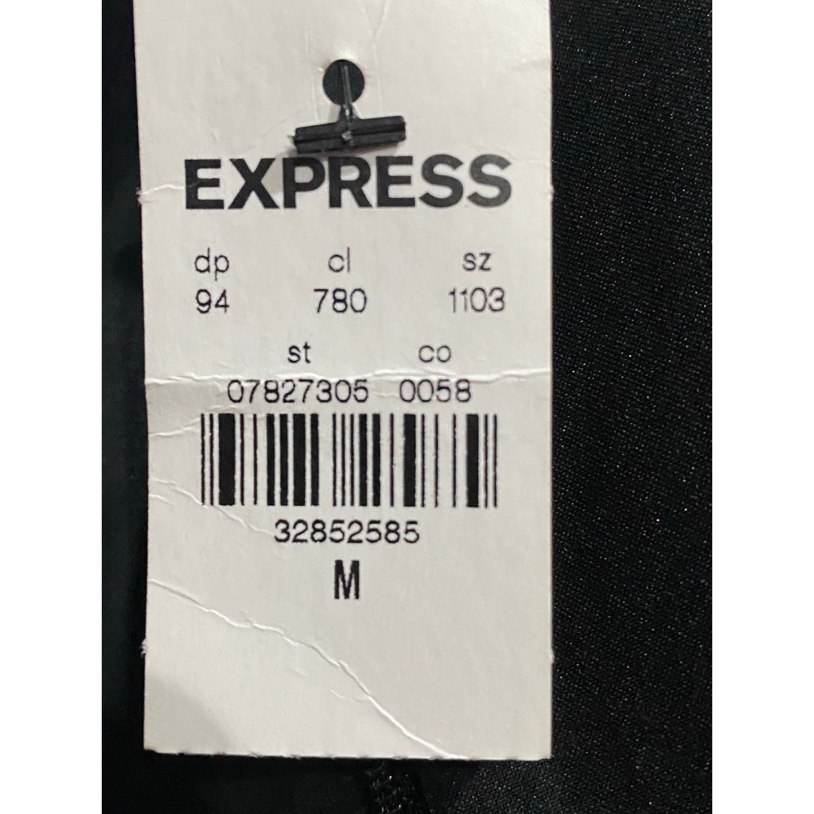 Express draped black cowl neck pleated mini sheath dress – size M NWT