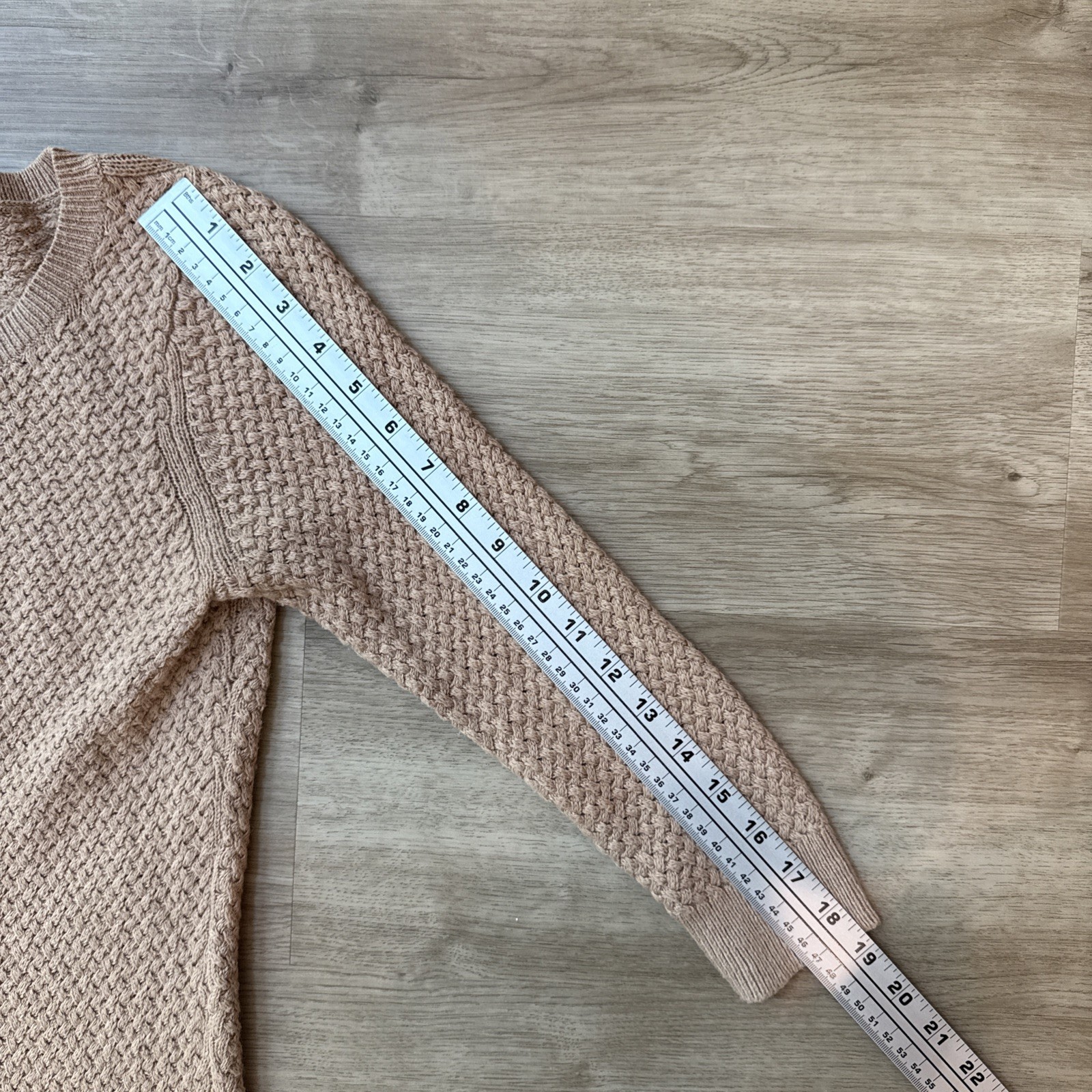 Ann Taylor LOFT Sweater Dress Petite Small Tan Camel Hair Blend
