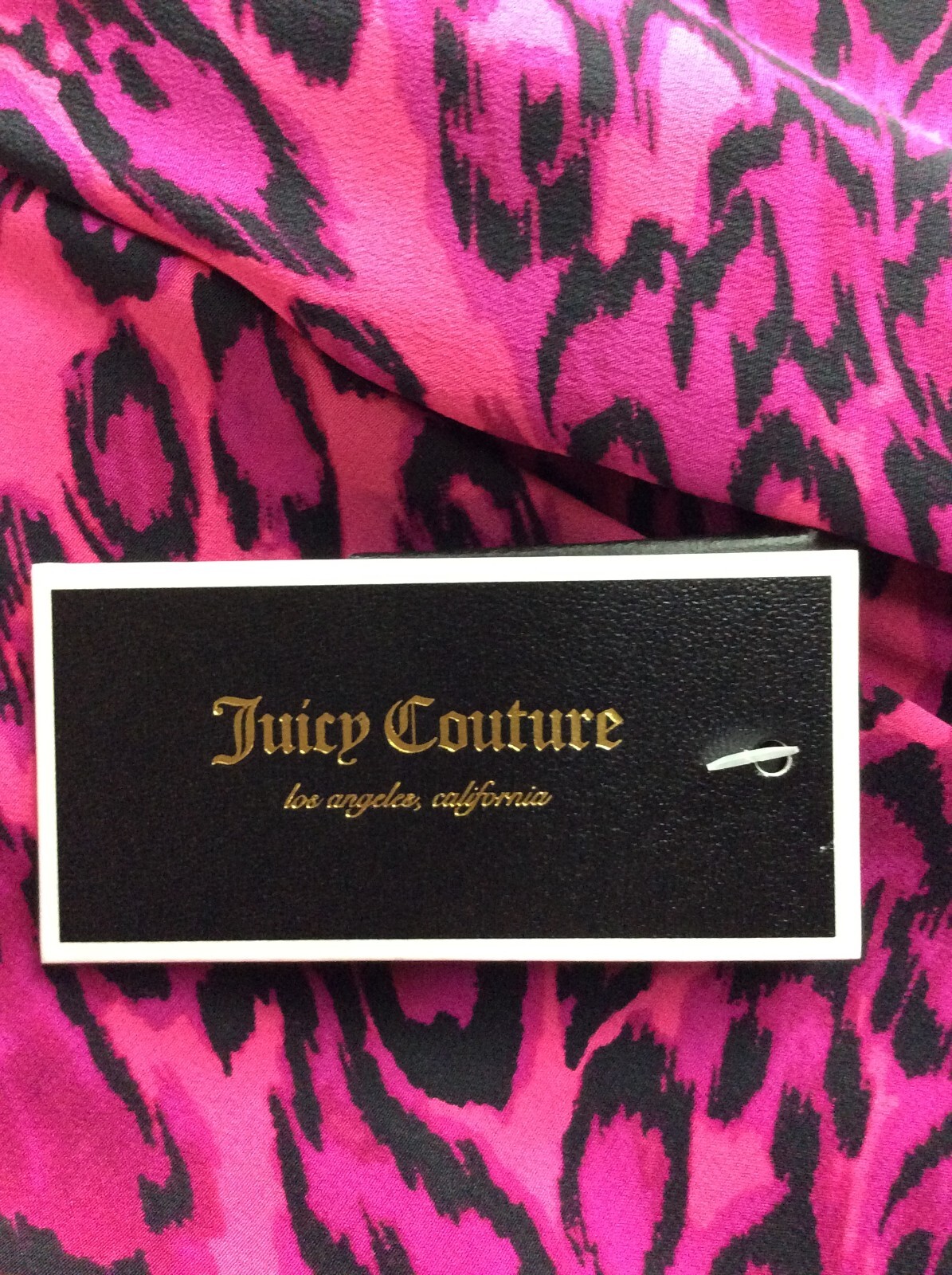 JUICY COUTURE LEOPARD PRINT WOMENS DRESS ROYAL PURPLE RRP £204 HH