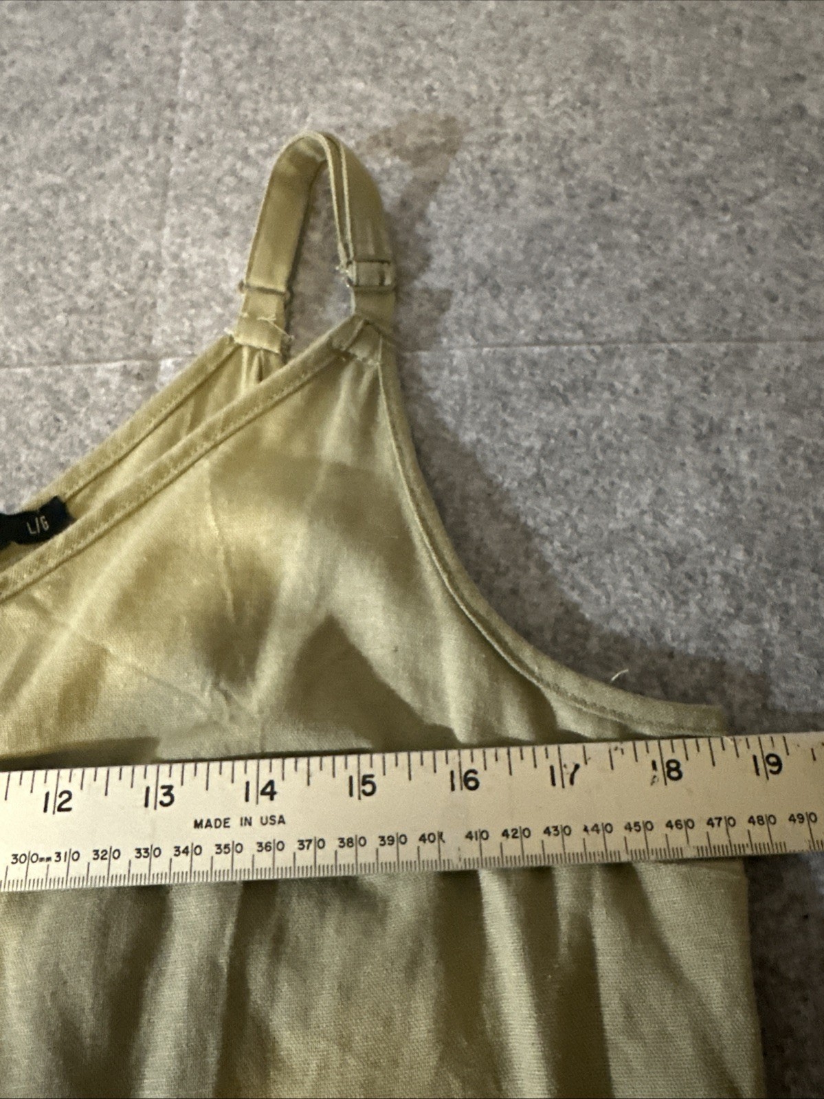 Cotton On Large Linen Blend Full Button Front Mini Dress Tunic Olive Minimalist
