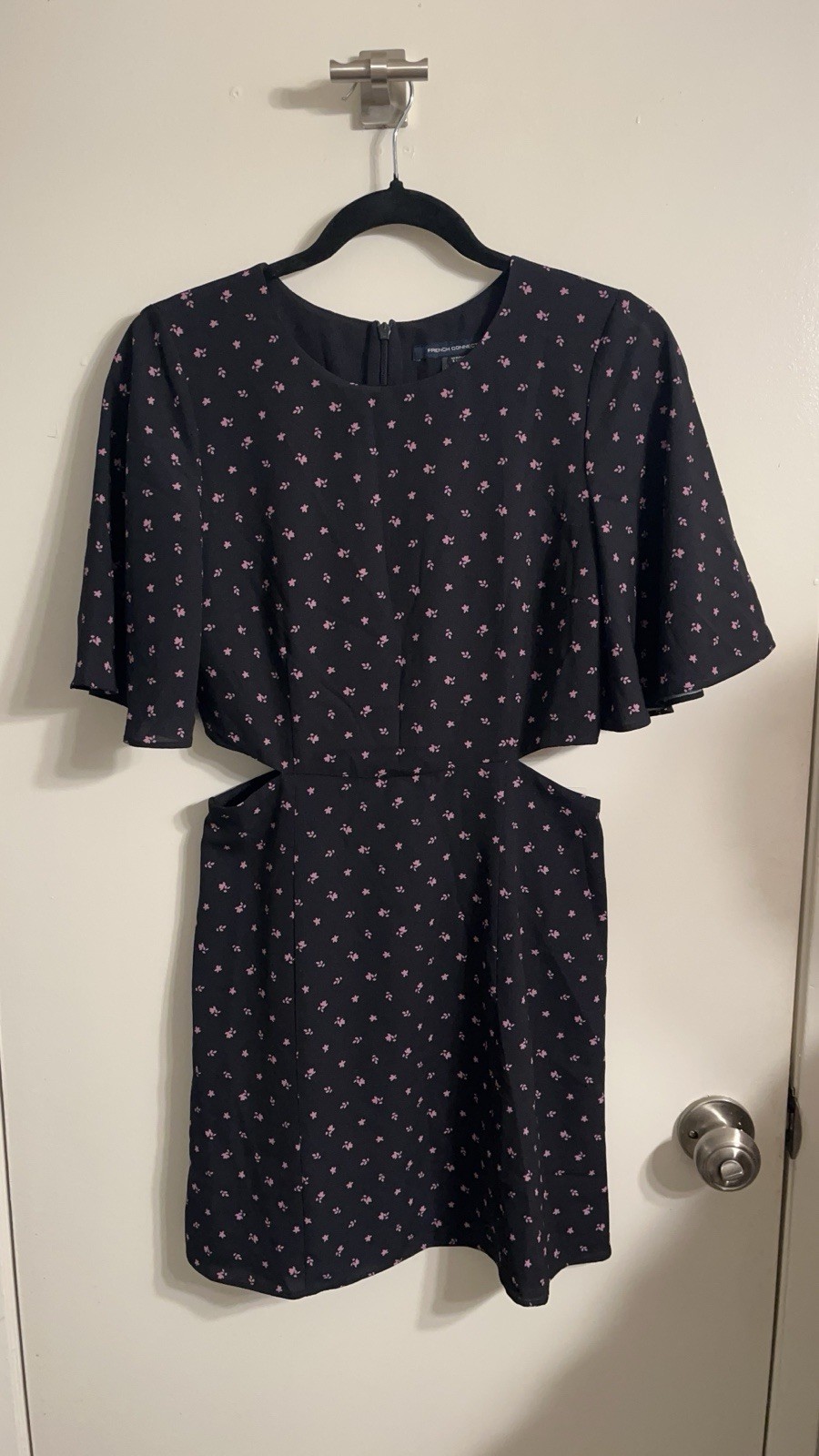 French Connection Women’s Blue Floral Dress Size XXS/ In Perfect Condi Condition