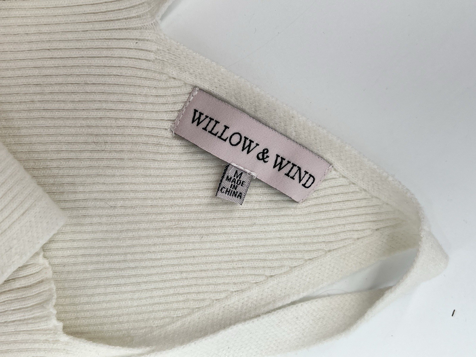 Willow & Wind blue tan and white striped bodycon strappy midi dress m medium