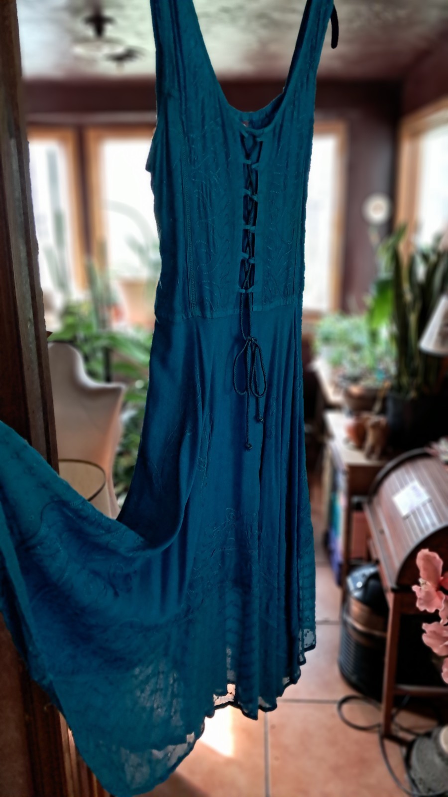 Fashion Terminal Handkerchief Hem Sun Dress Gypsy 12