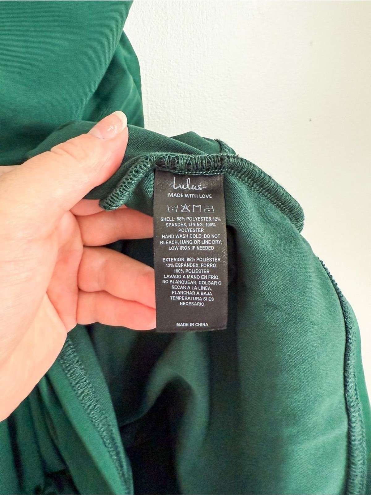 Confident Allure Emerald Ruched Lace-Up Bodycon Mini Dress Size Small