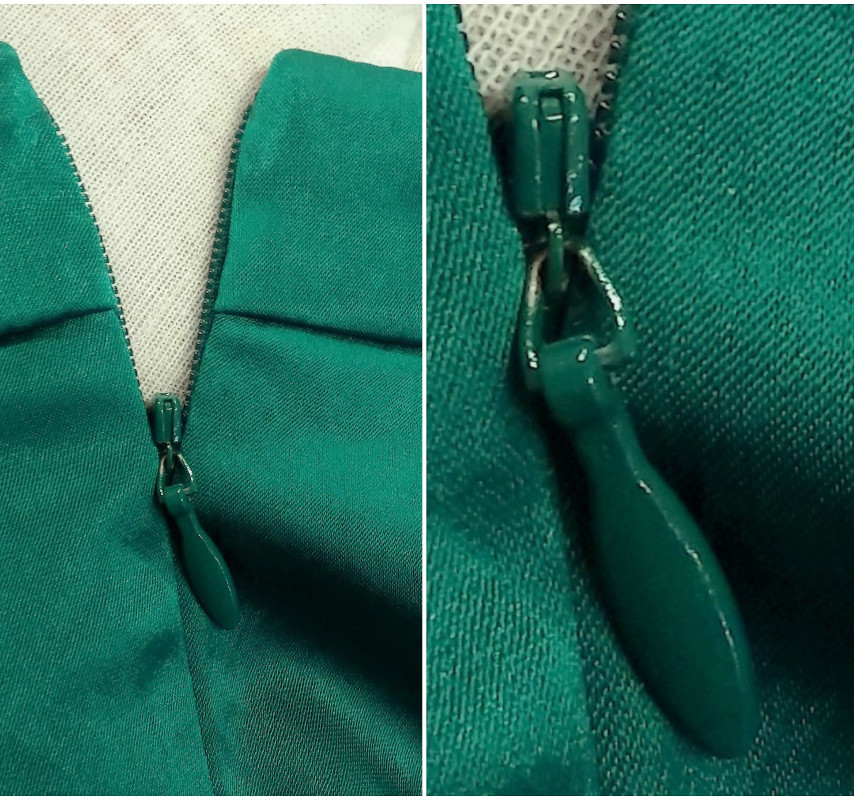 Nanette Lepore Chic Emerald Green Satin Cocktail Dress 10 Bubble Hem Party $348