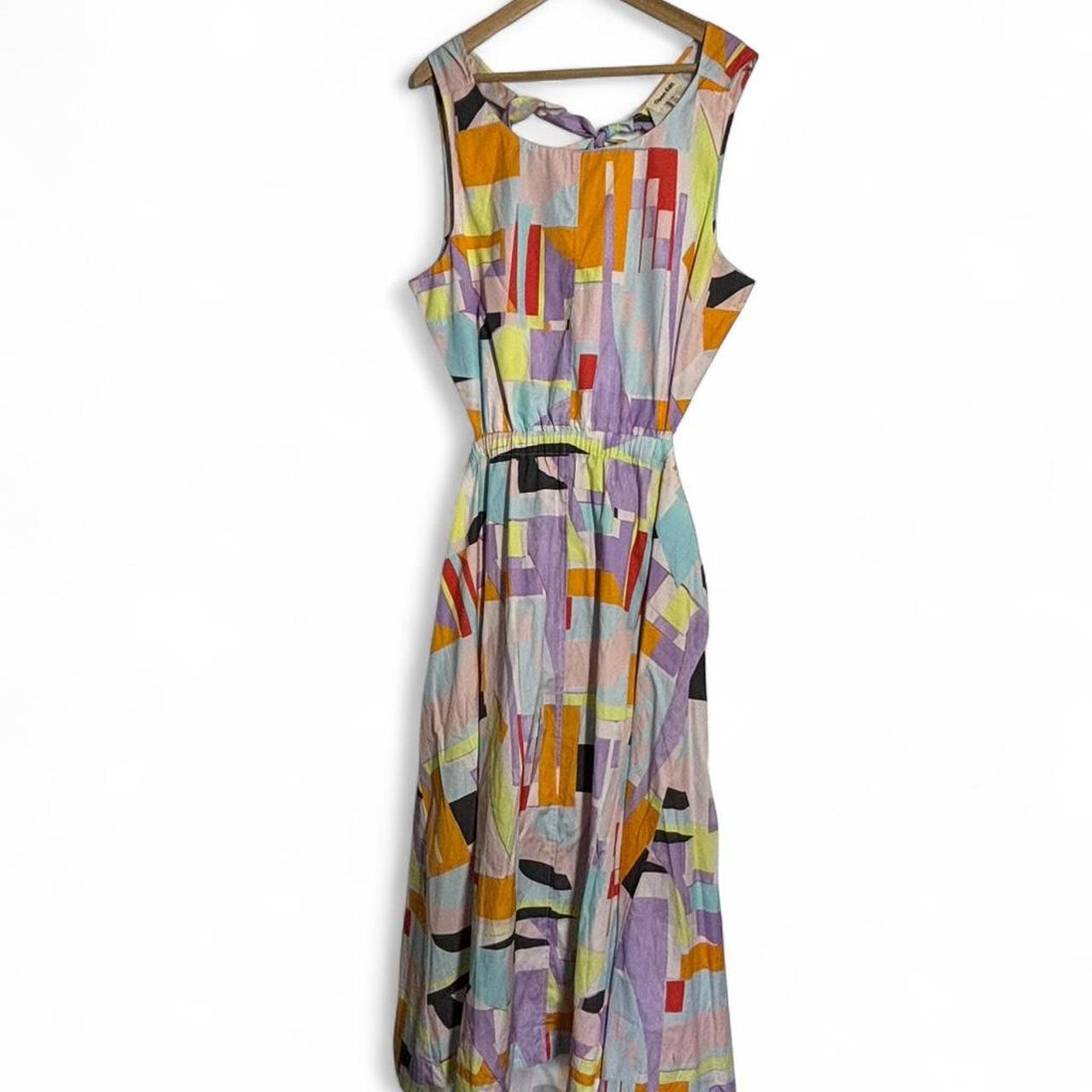 Spring Dress Nordstrom Open Edit Multicolor Long Boho Artsy Women’s 2XL NWT