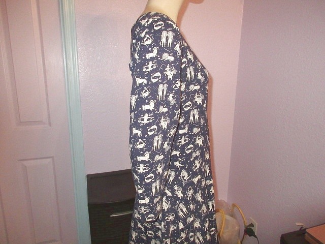 Vtg Mata Celestial Astrology Signs Dress Size L Horoscope Cosmic Astral Lunar
