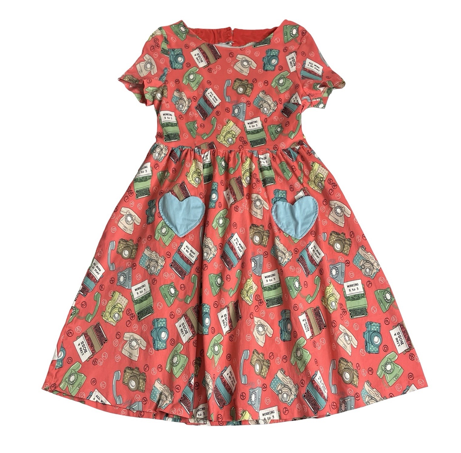Lindy Bop 9 To 5 Brittany Swing Dress Womens 12 50s Pinup Rockabilly Tradwife