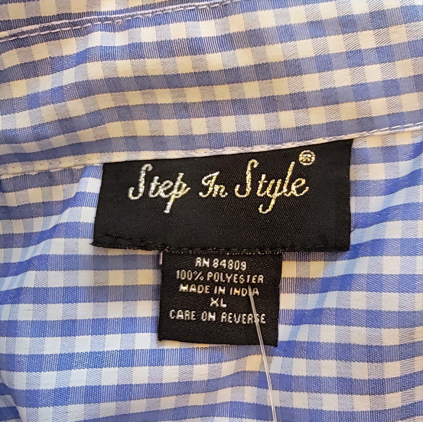 NWT Step In Style Sleeveless Button Down Dress, Size XL, Matching Face Mask