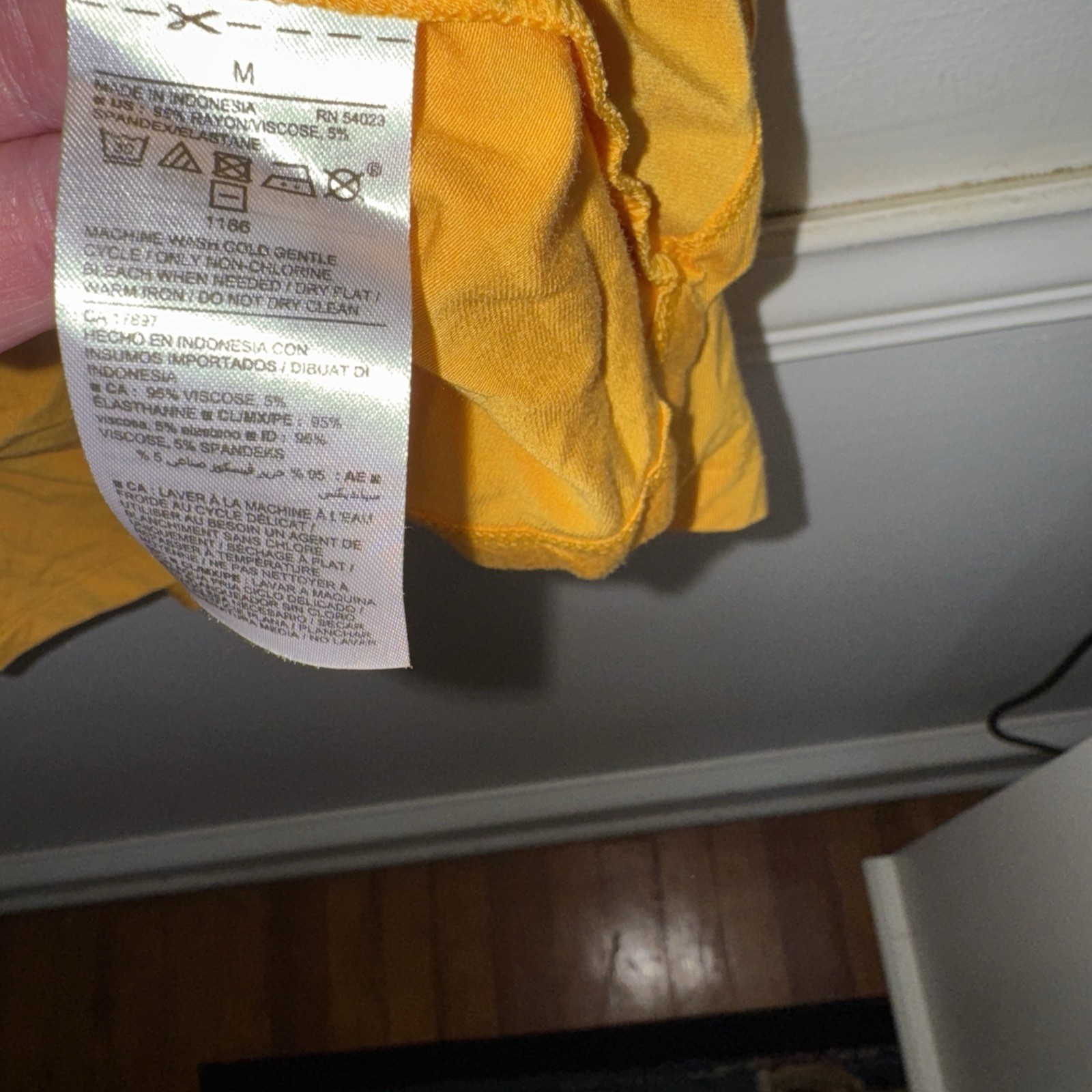Old Navy Yellow Shift Tank Dress Sleeveless Rayon Spandex Size Medium NWT