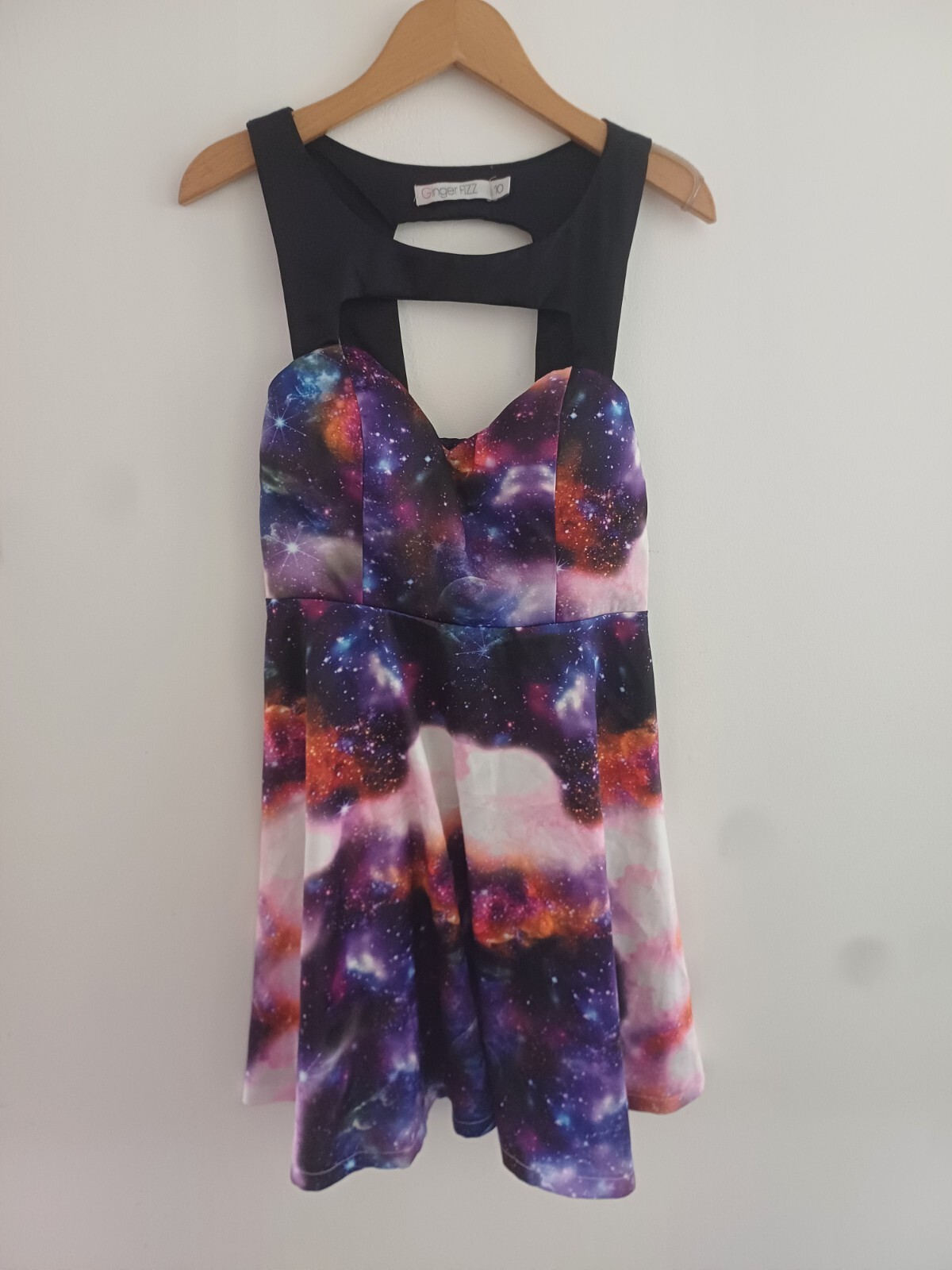 Space themed Mini Dress Size Small Uk 10 Fancy Dress Party event astronaut