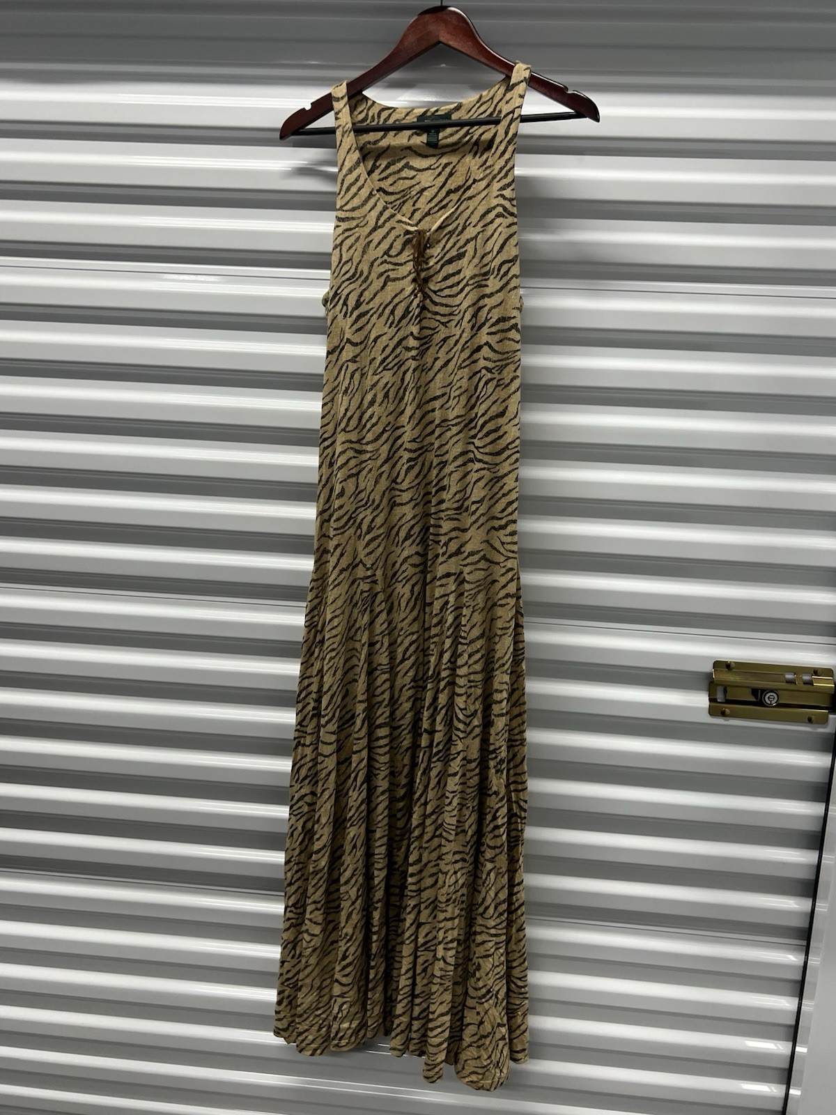 Ralph Lauren Vintage Tiger Print Dress Size M
