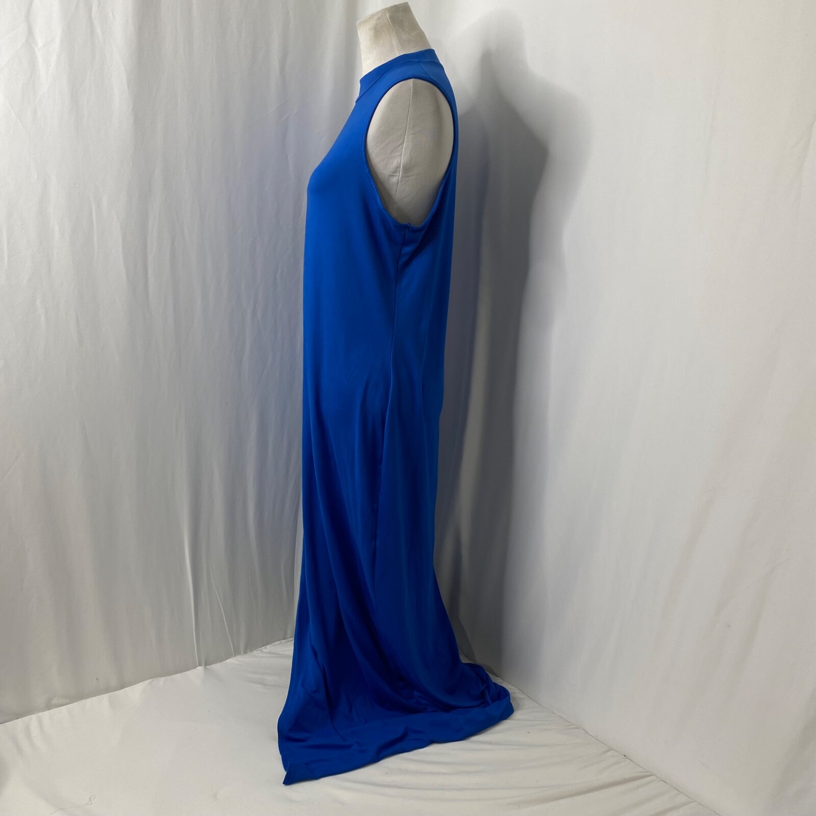 Absolutely Love It Dress Womens Size 2X Blue Light Weight Sleeveless