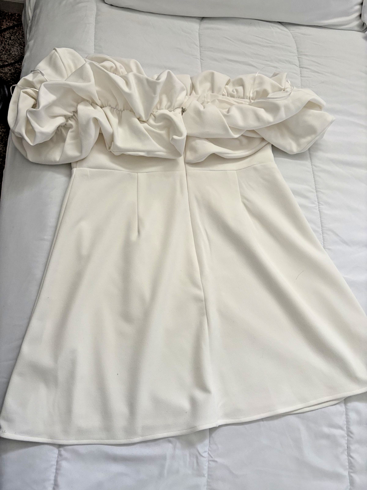 Billy J White Off the Shoulder Mini Dress Women – Size 12