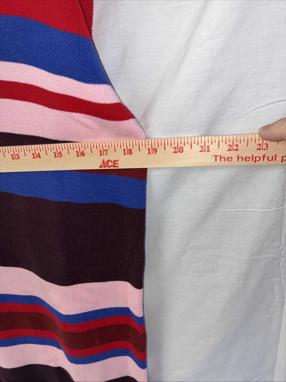 KnitBest Multicolor Striped Sweater Dress Size M
